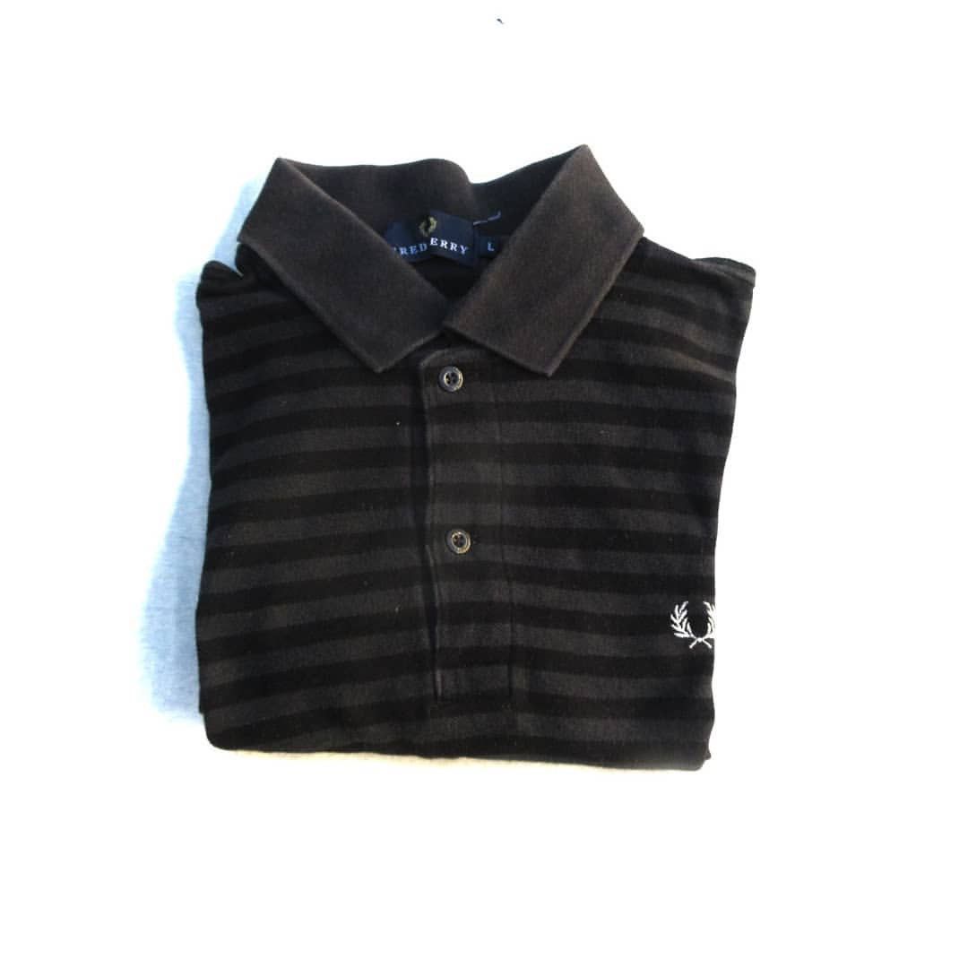 Fred Perry × Vintage Fredperry Stripes on floral Art On bottom Side Size Tag L Size US M / EU 48-50 / 2 - 2 Thumbnail