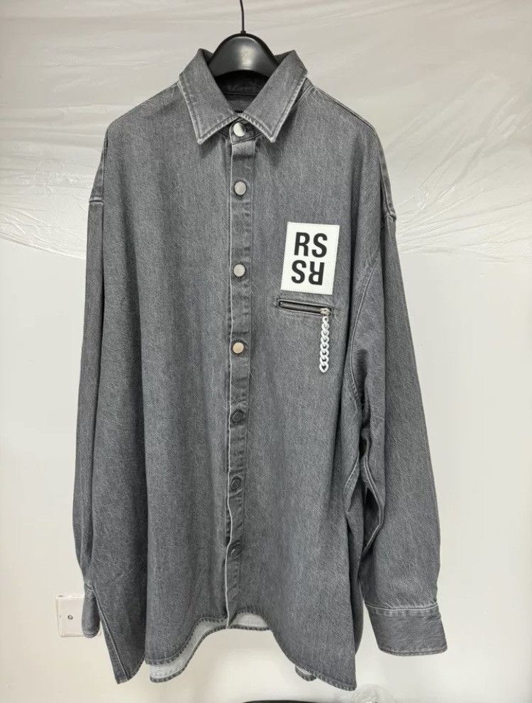 Raf Simons × Raf by Raf Simons Low Price!!!Raf Simons 20AW Grey Denim Shirt  | Grailed