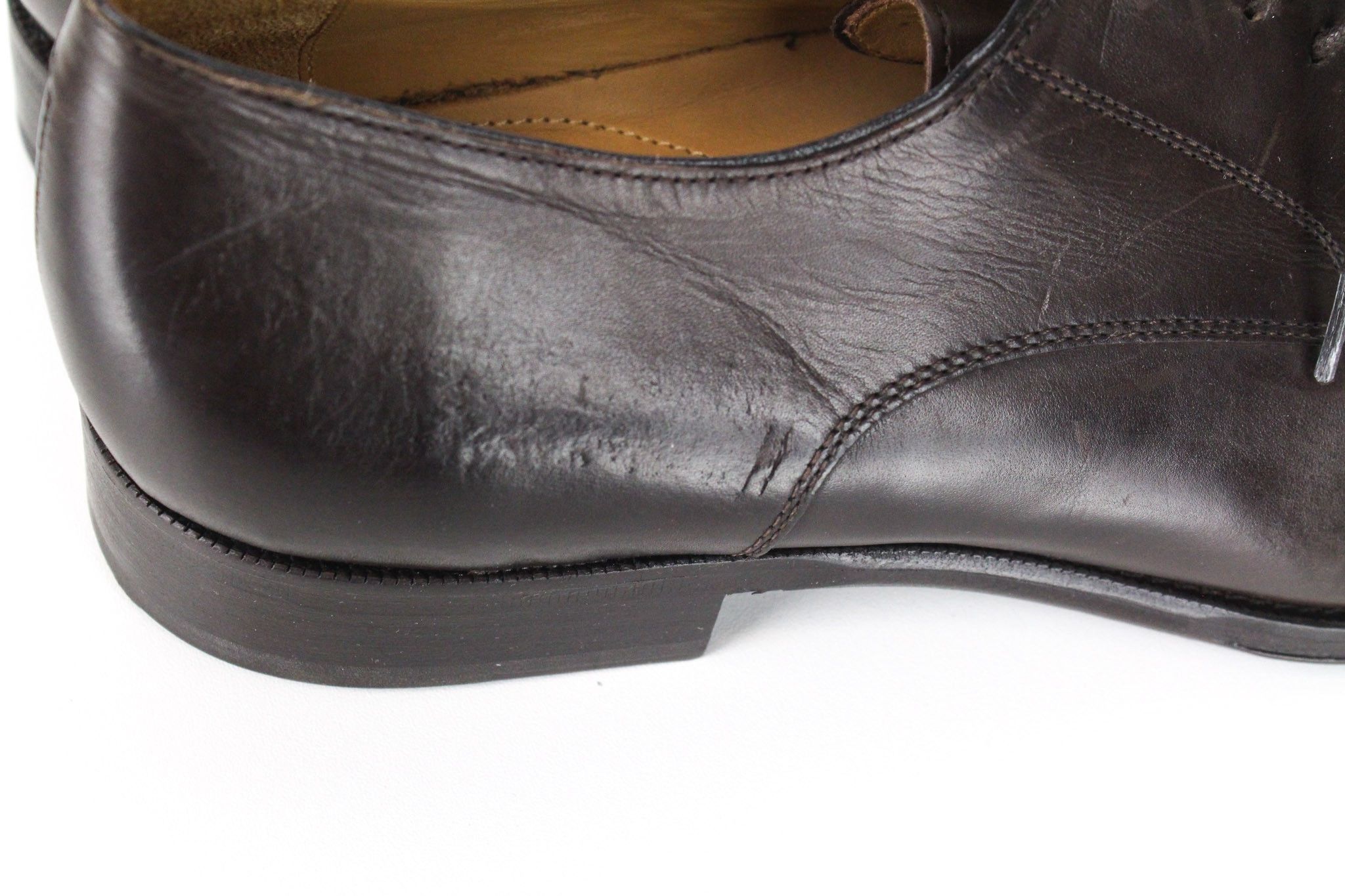Suitsupply EU43 Brown Leather Low-Top Laced 72584 Size US 10 / EU 43 - 12 Thumbnail