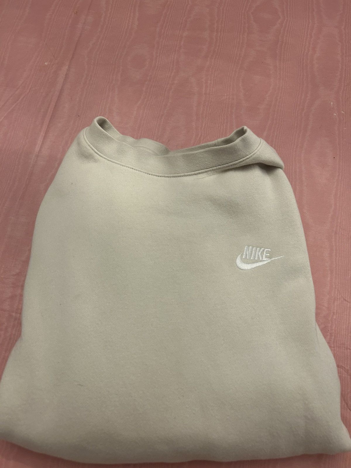 Nike Tan/white Nike sweater Size US L / EU 52-54 / 3 - 5 Thumbnail