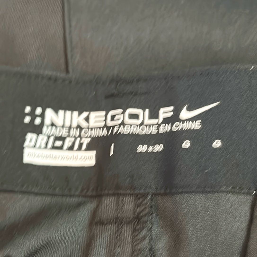 Nike Nike Golf Pants Mens Black Dri-Fit 36x30 Chino 639779-010 Size US 36 / EU 52 - 7 Thumbnail