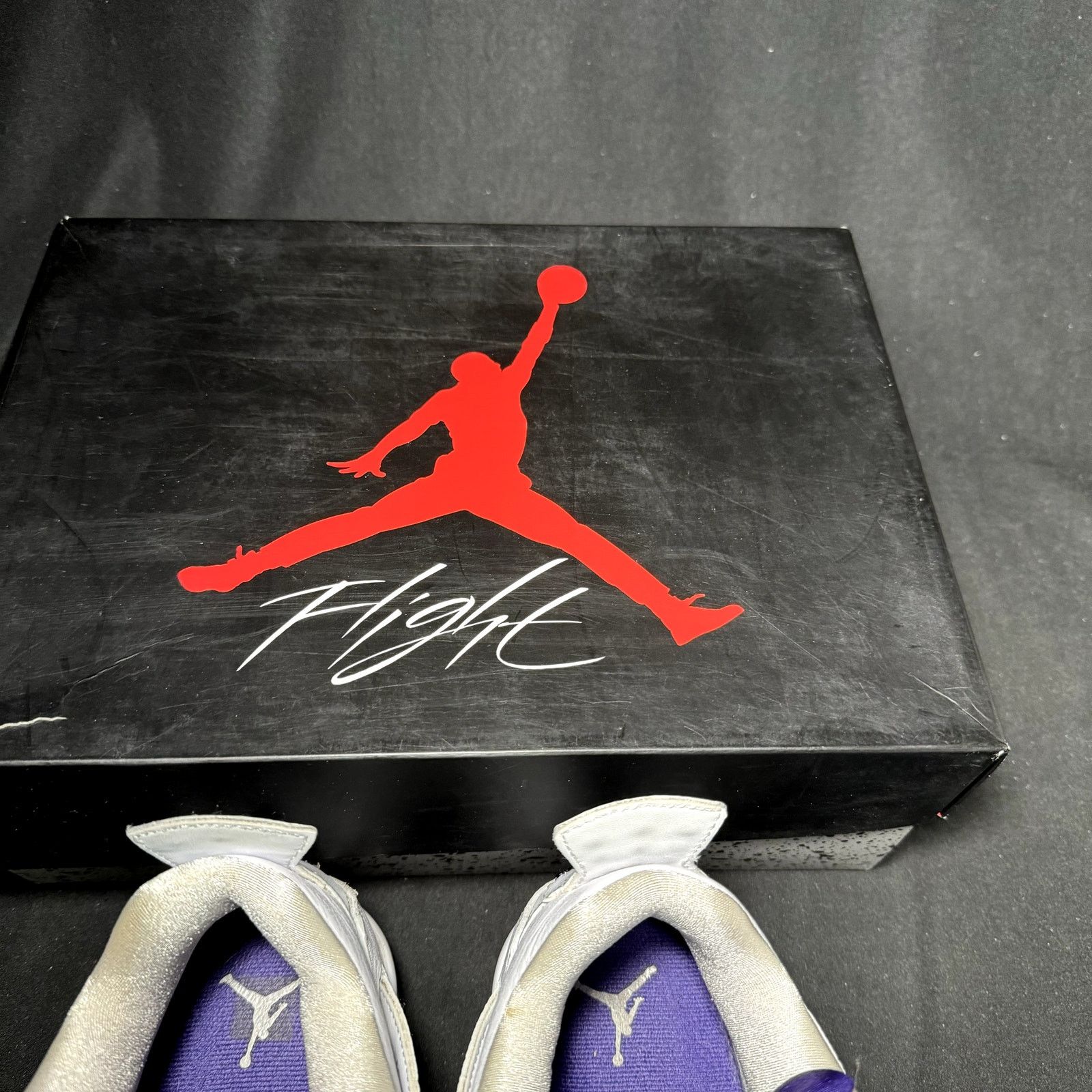 Jordan Brand × Nike Size 5 - Nike Air Jordan 4 Retro GS Purple Metallic Shoes Size US 5 / EU 37 - 6 Thumbnail