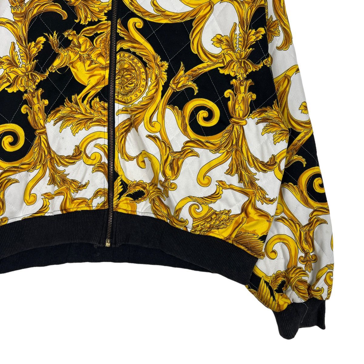 Japanese Brand 🔥 VINTAGE BAROQUE BOMBER JACKET Size US S / EU 44-46 / 1 - 5 Thumbnail