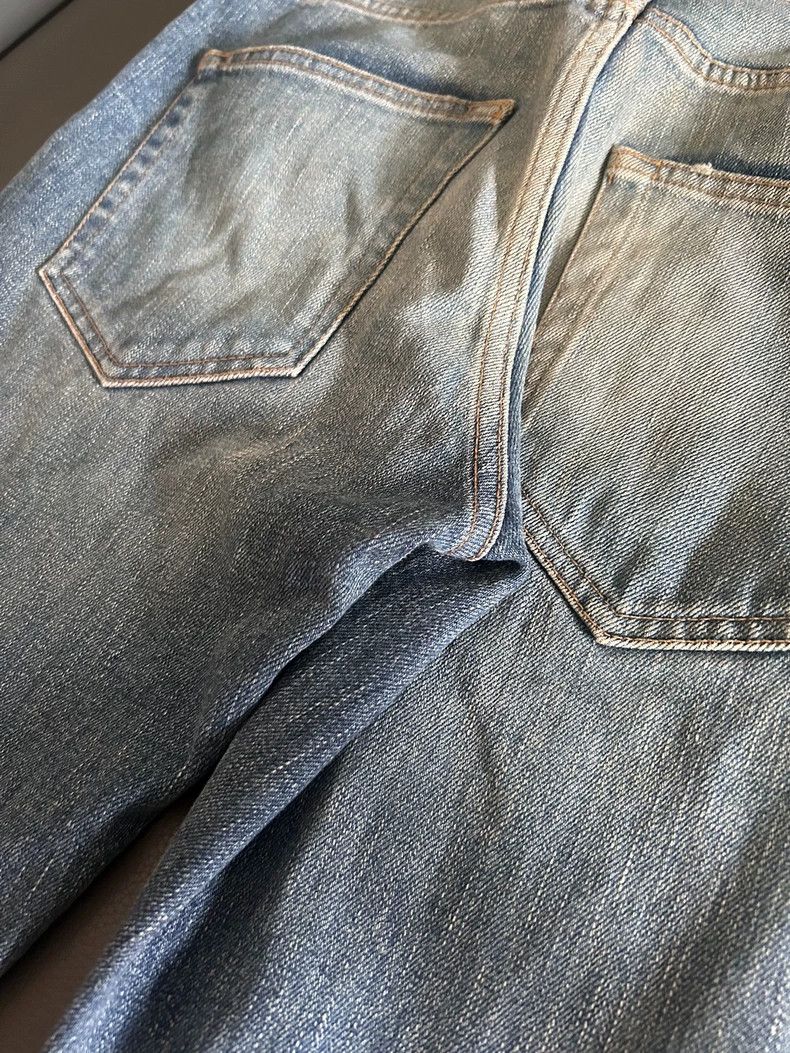 Saint Laurent Paris Saint Laurent Paris 2018SS Single Knee Knife Cut Tight jea Size US 29 - 2 Thumbnail