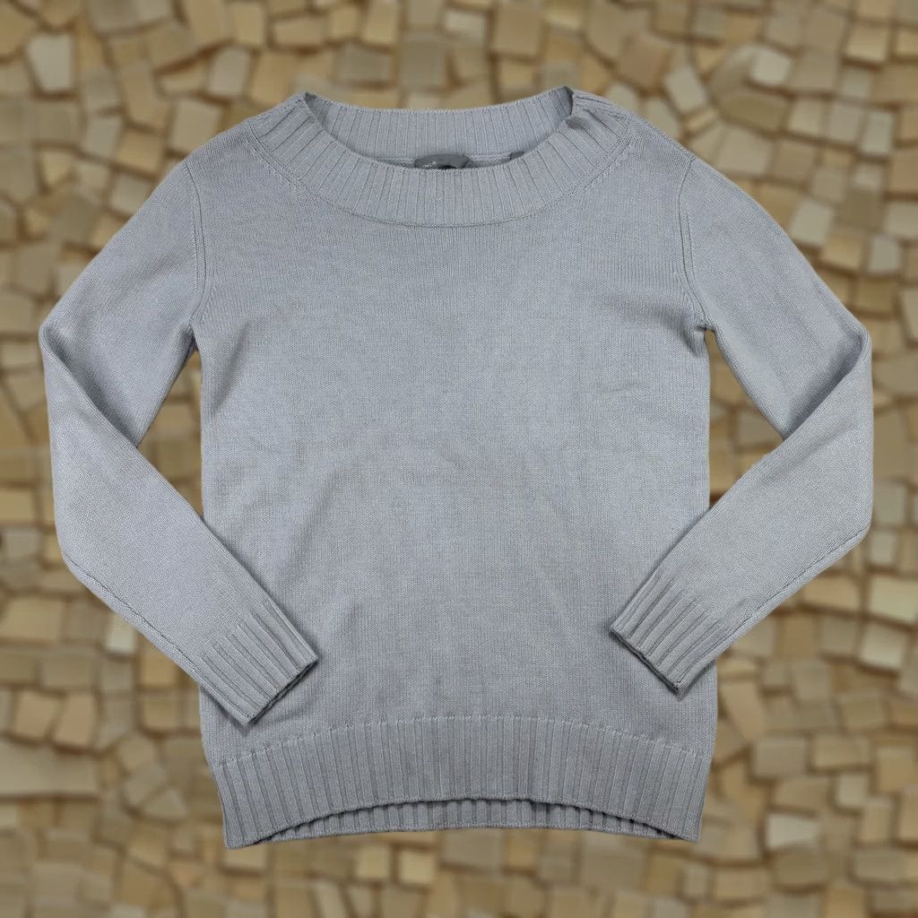 Vince Vince Womens XS Sweater Pullover Boat Neck Long Sleeve Cashmere Wool Light Blue Seafoam Size XS / US 0-2 / IT 36-38 - 1 Thumbnail