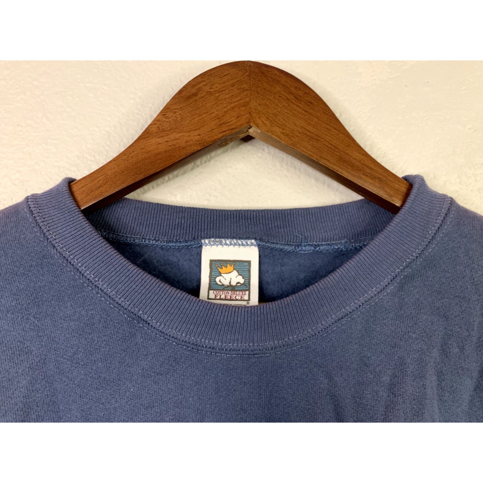 Anvil Vintage Dark Blue Blank Crewneck Medium Sweatshirt 90s VTG M Size US M / EU 48-50 / 2 - 3 Thumbnail