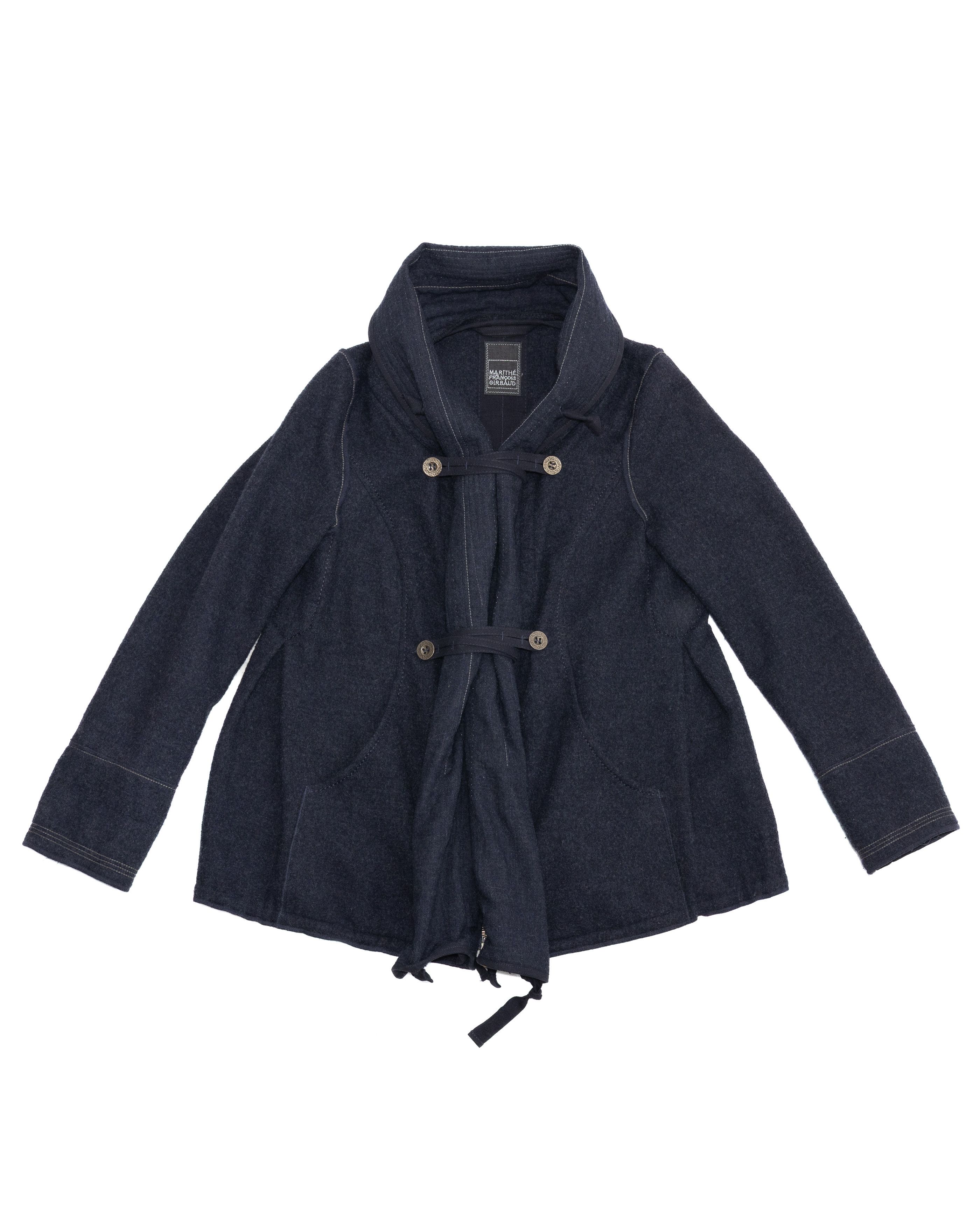 Marithe + Francois Girbaud MARITHE + FRANÇOIS GIRBAUD Wool Japanese Style Coat Size M / US 6-8 / IT 42-44 - 1 Thumbnail