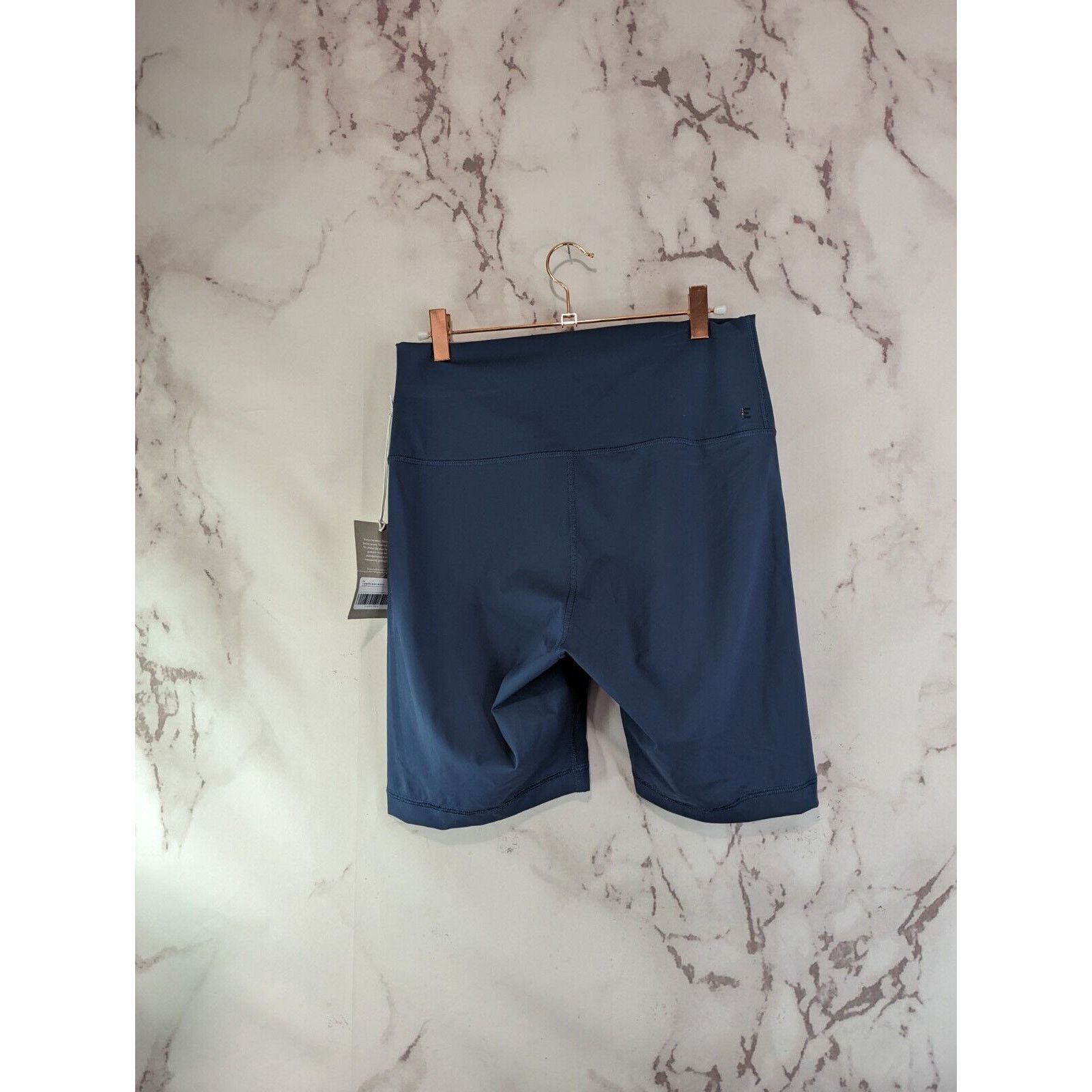 Everlane Everlane Shorts Women Large Blue Biker Perform Bike High Size 32" / US 10 / IT 46 - 5 Thumbnail