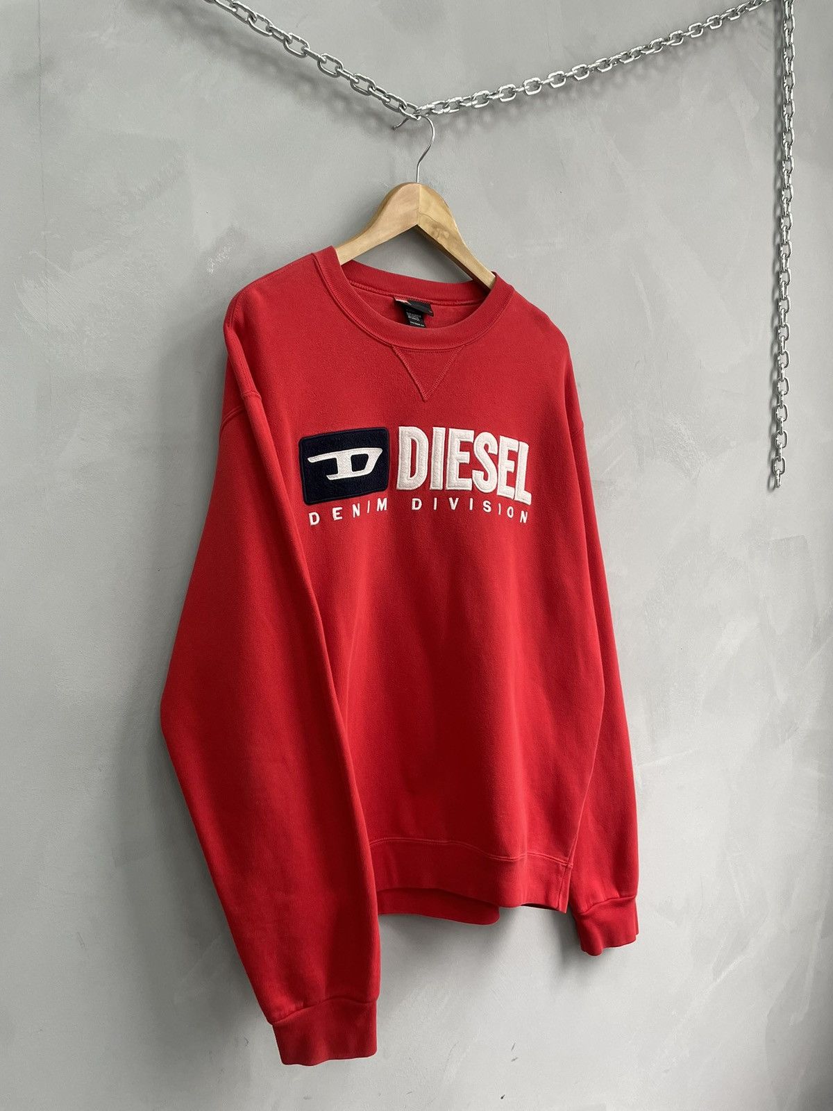 Diesel Diesel retro big logo y2k crewneck sweatshirt Size US XXL / EU 58 / 5 - 5 Thumbnail