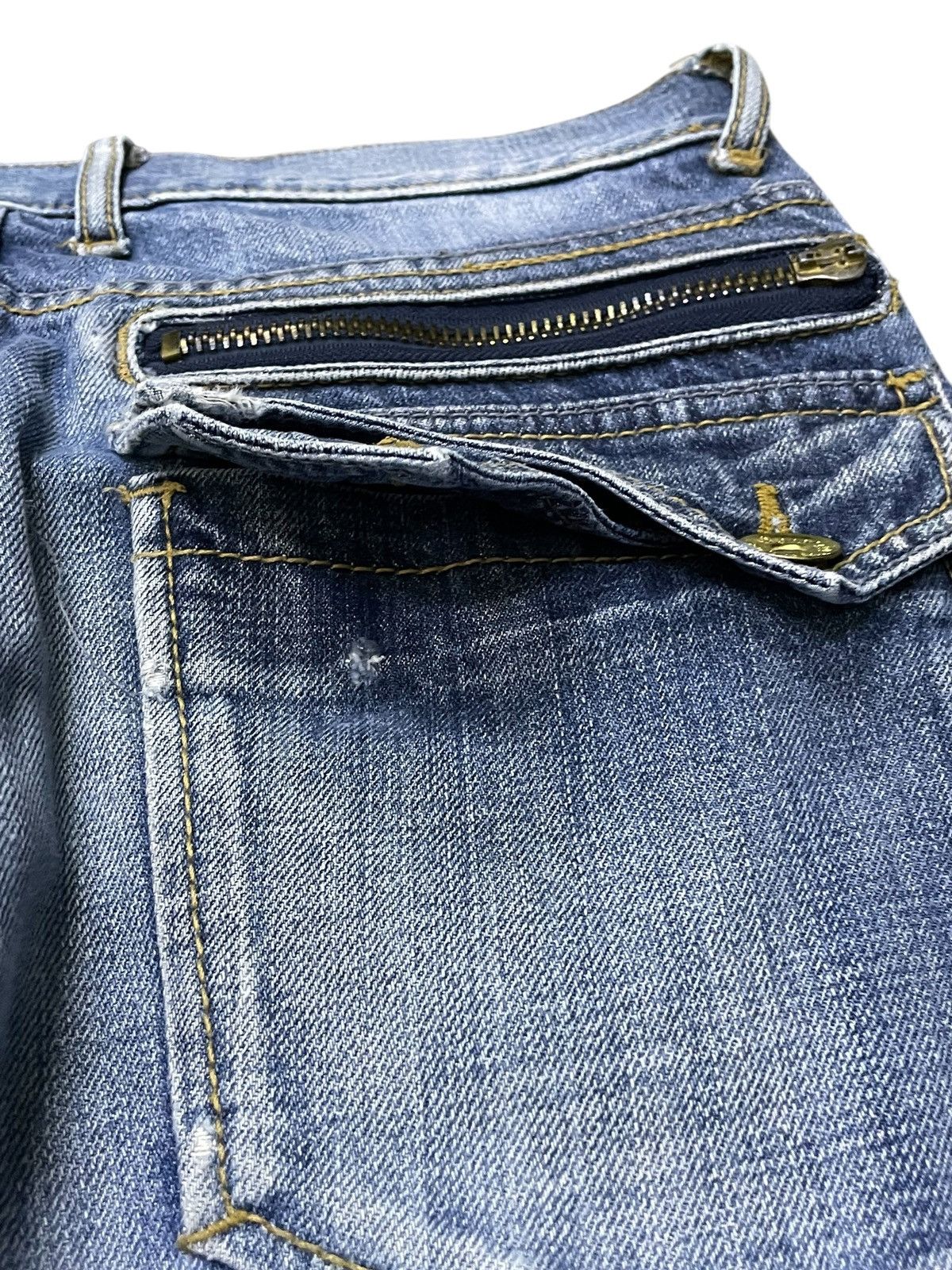 Hysteric Glamour × semanticdesign Apestein Japan Claw Marks Whiskers Jeans Size US 30 / EU 46 - 23 Thumbnail