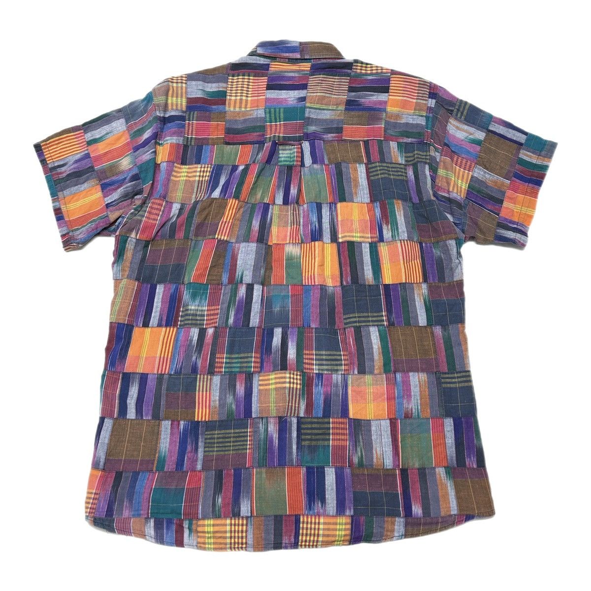 Chaps Ralph Lauren Vintage Chaps Ralph Lauren Patchwork Button Up Shirt Size US XL / EU 56 / 4 - 4 Thumbnail