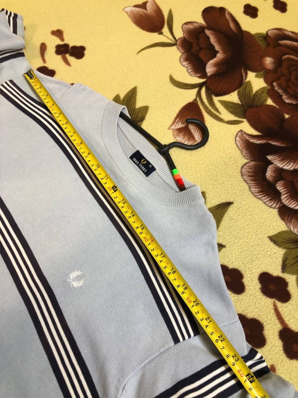 Fred Perry Fred Perry striped Sweater Crew Neck Long Sleeve . Size US XL / EU 56 / 4 - 11 Thumbnail