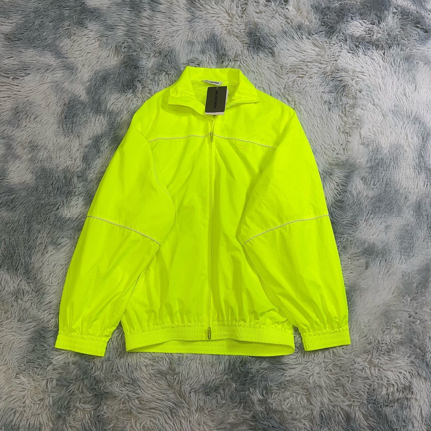 Balenciaga Balenciaga Neon Zip Up Jacket Size 34 Size XS / US 0-2 / IT 36-38 - 1 Thumbnail