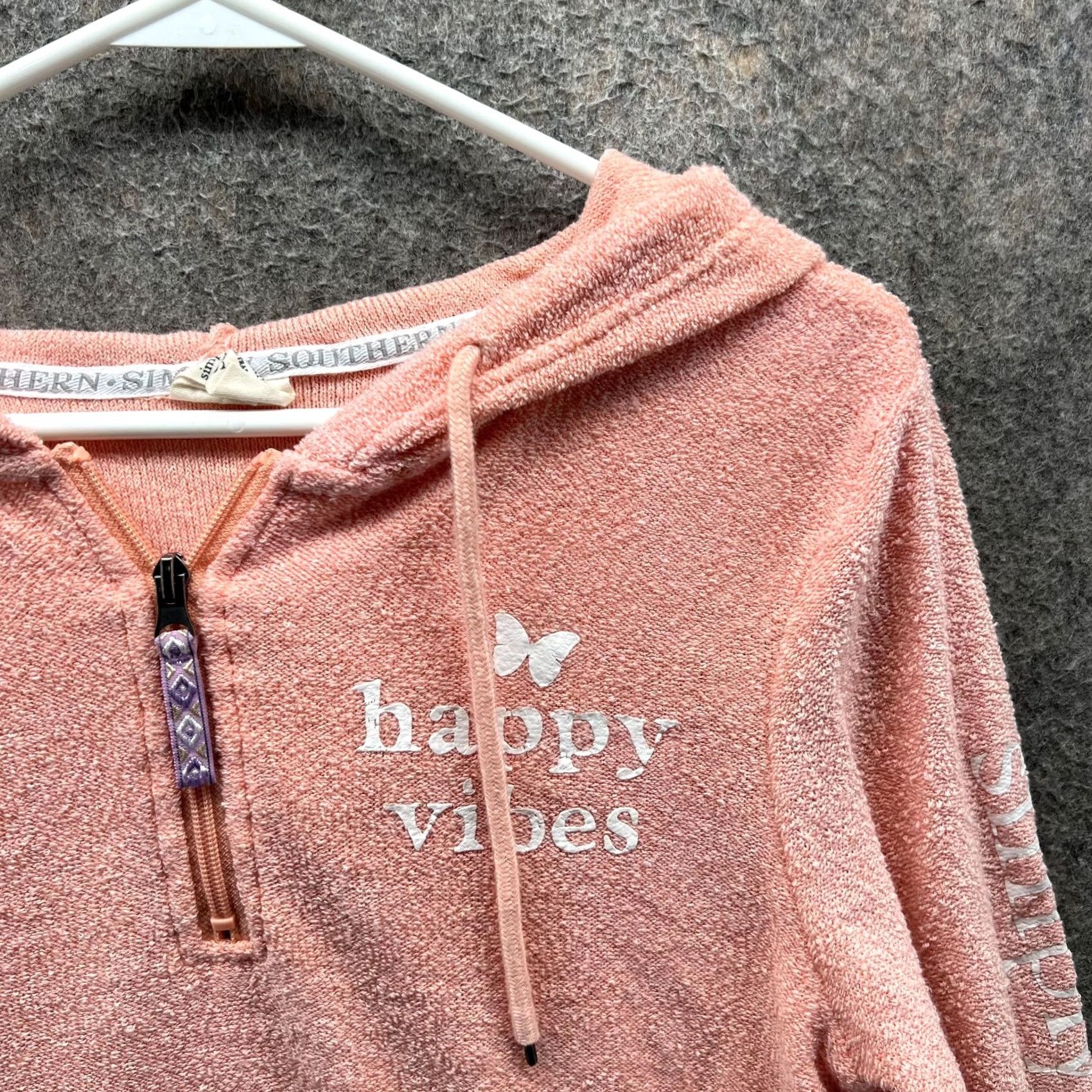 Pinko Simply Southern Hoodie Womens Small Pink Pullover Hooded Crew Neck Fleece Logo Size S / US 4 / IT 40 - 5 Thumbnail