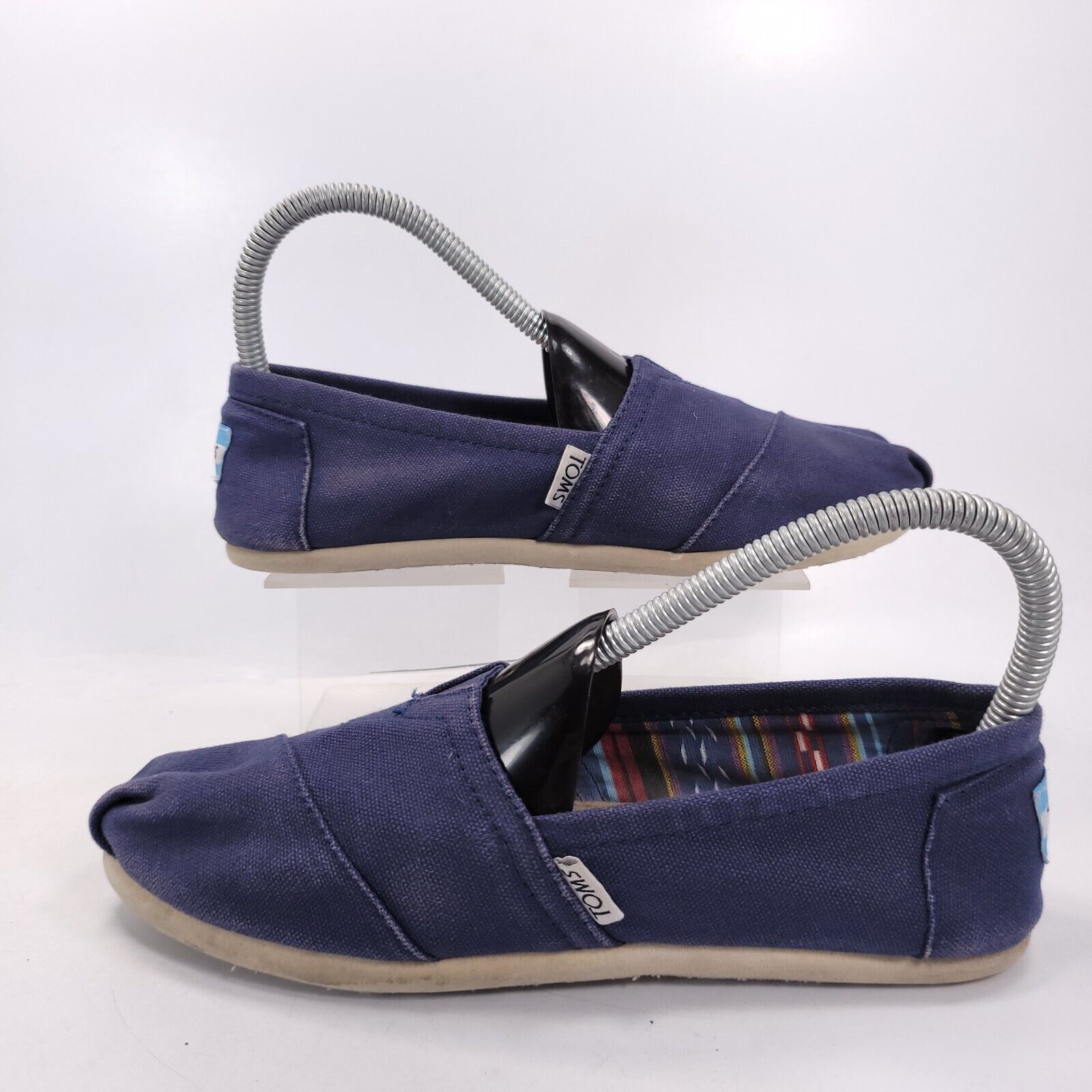 Toms Toms Casual Round Toe Ballet Flat Womens Size 7 Blue White Size US 7 / IT 37 - 5 Thumbnail