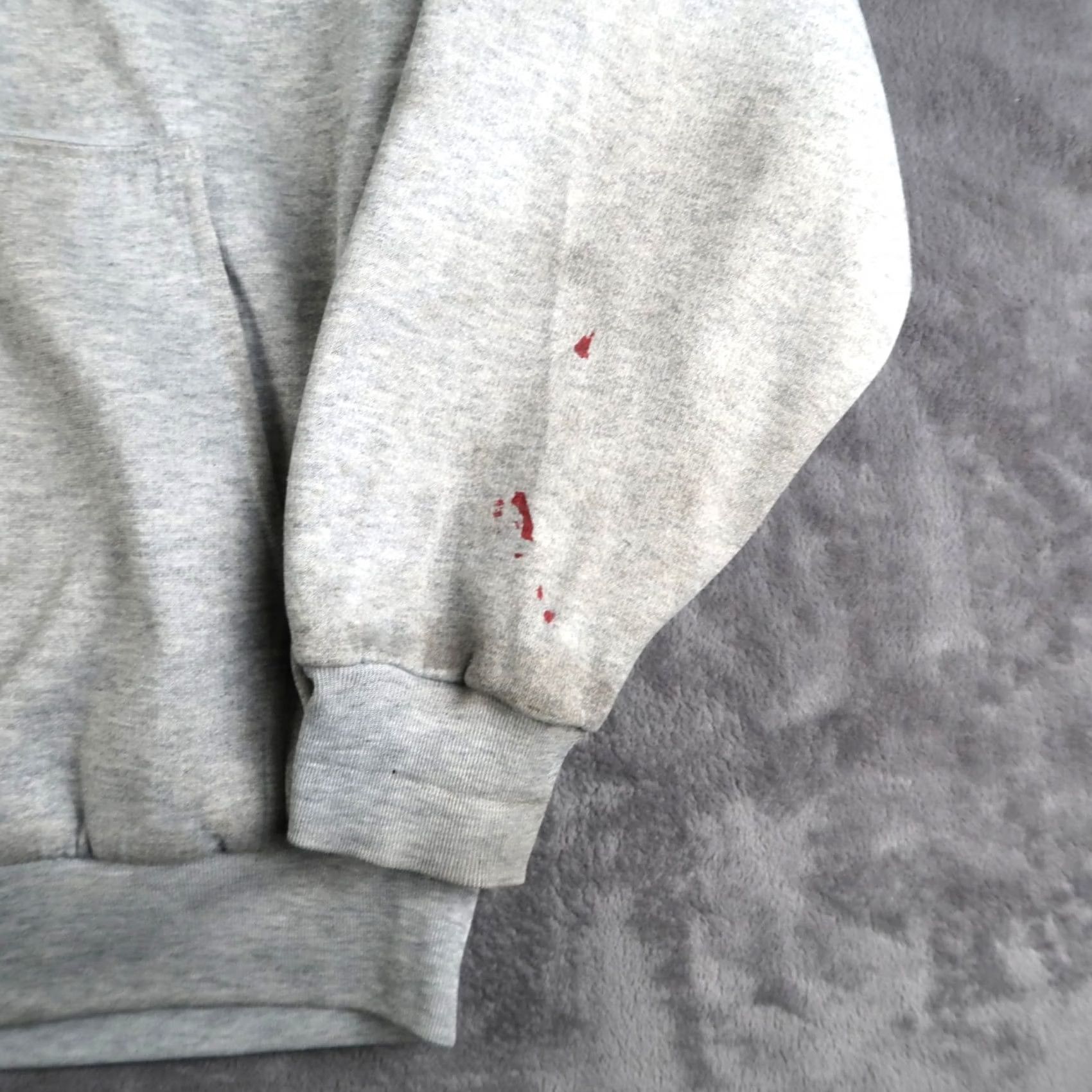 Vintage VINTAGE Franklin Hoodie Main Zip Gray XL Adult 90s Warm Lined Thermal Pockets Full Zip Mens Size US XL / EU 56 / 4 - 4 Thumbnail