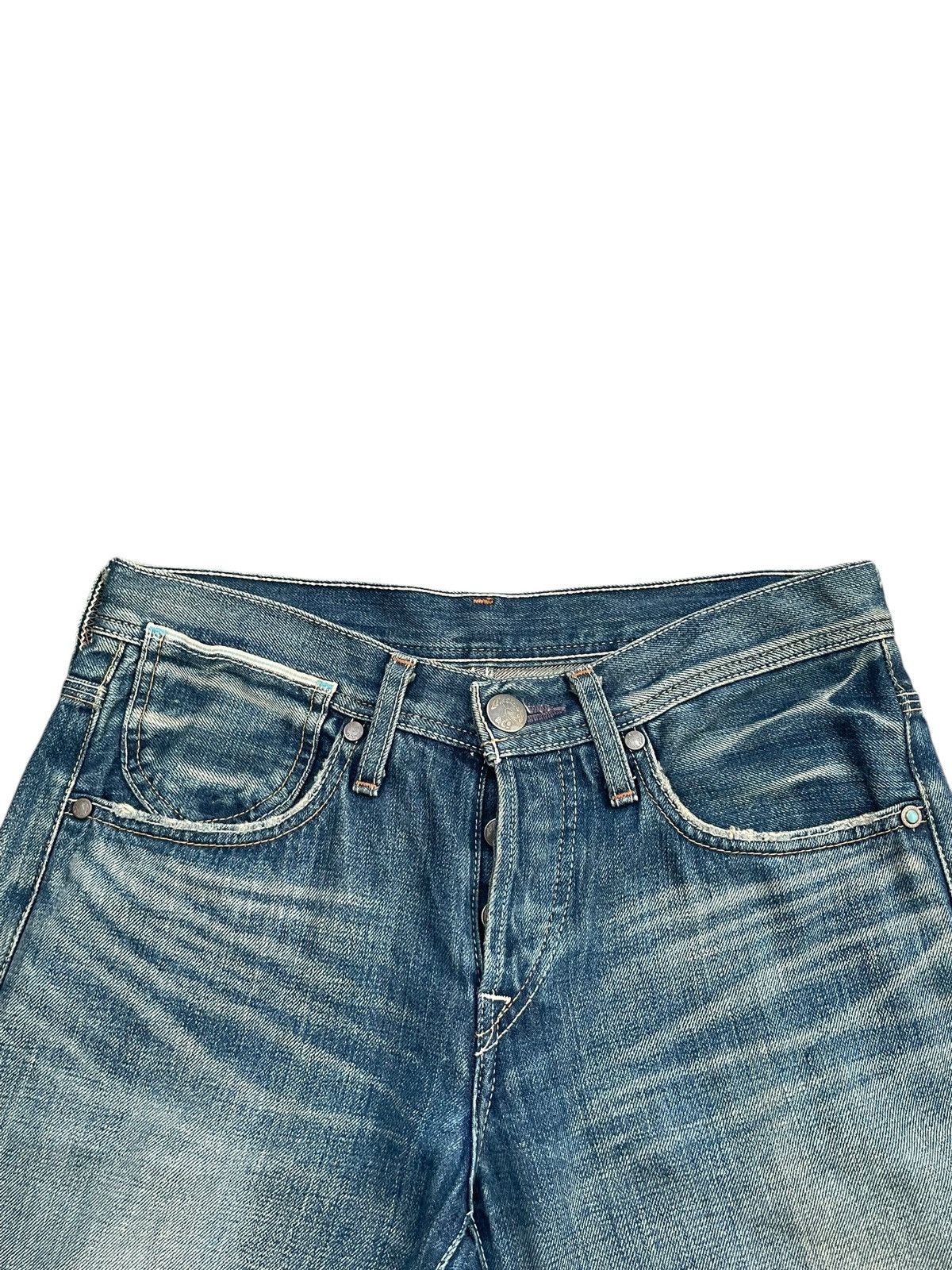 Levi's × Levi's Vintage Clothing × Vintage Vintage Flare Levis 807 Greenline Selvedge Denim Size 31" - 7 Thumbnail
