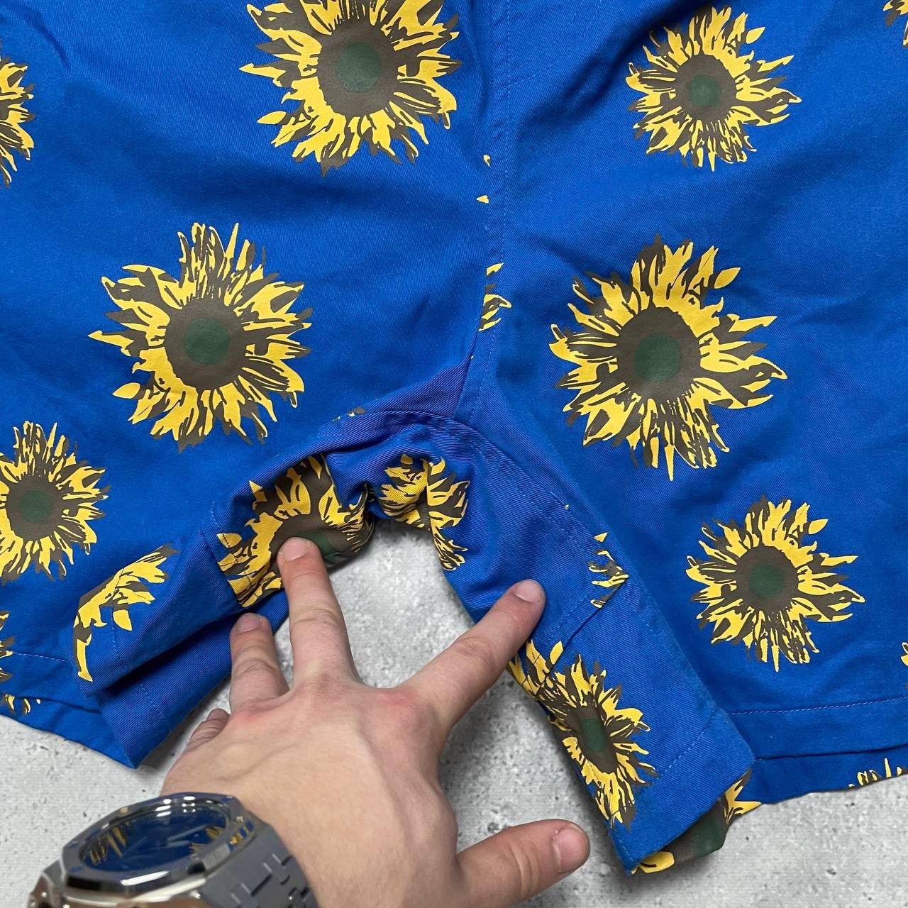 Advisry Clothing Advisry Sunflower Pattern Shorts Blue Size M Size US 30 / EU 46 - 7 Thumbnail