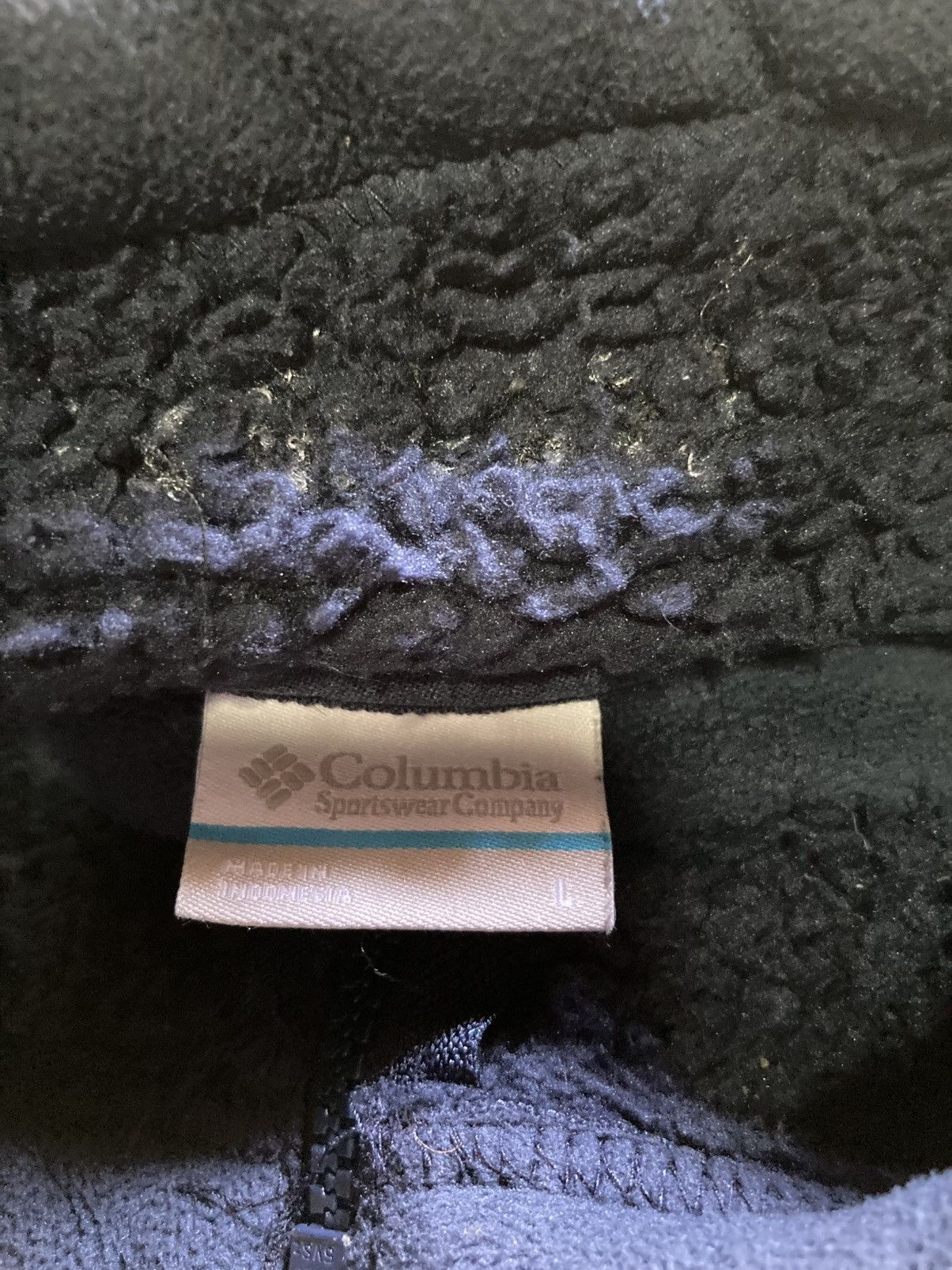 Columbia Columbia Winter Pass Retro Full Zip Fleece Dark Blue Jacket Size US L / EU 52-54 / 3 - 7 Thumbnail