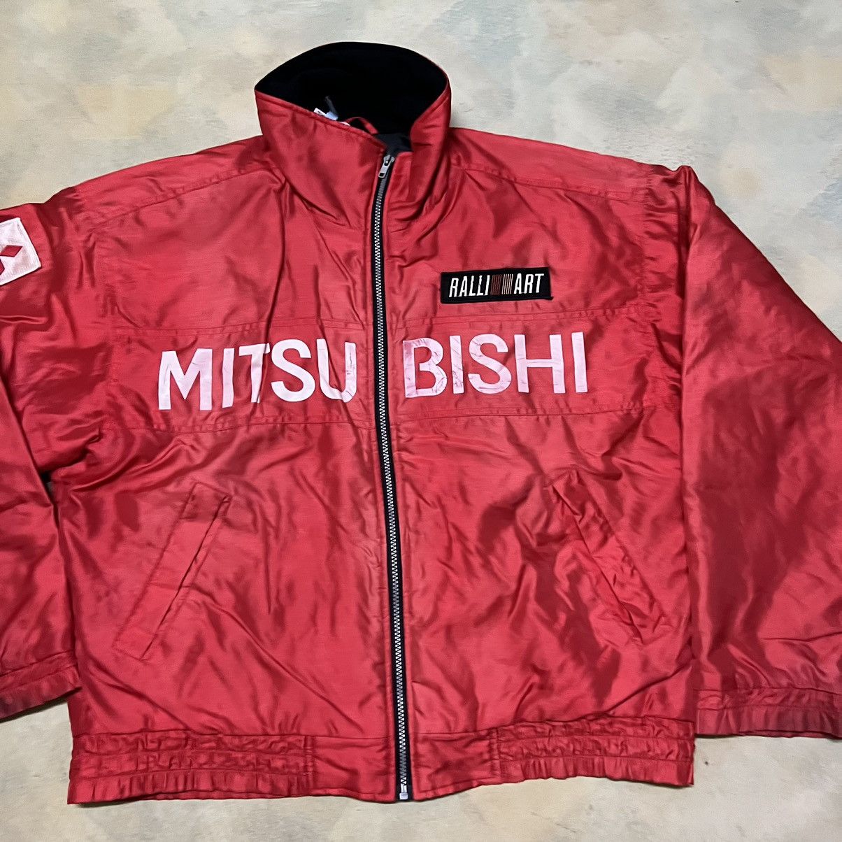Japanese Brand Vintage Mitsubishi Ralliart Racing Jacket Big Logo Size US L / EU 52-54 / 3 - 4 Thumbnail