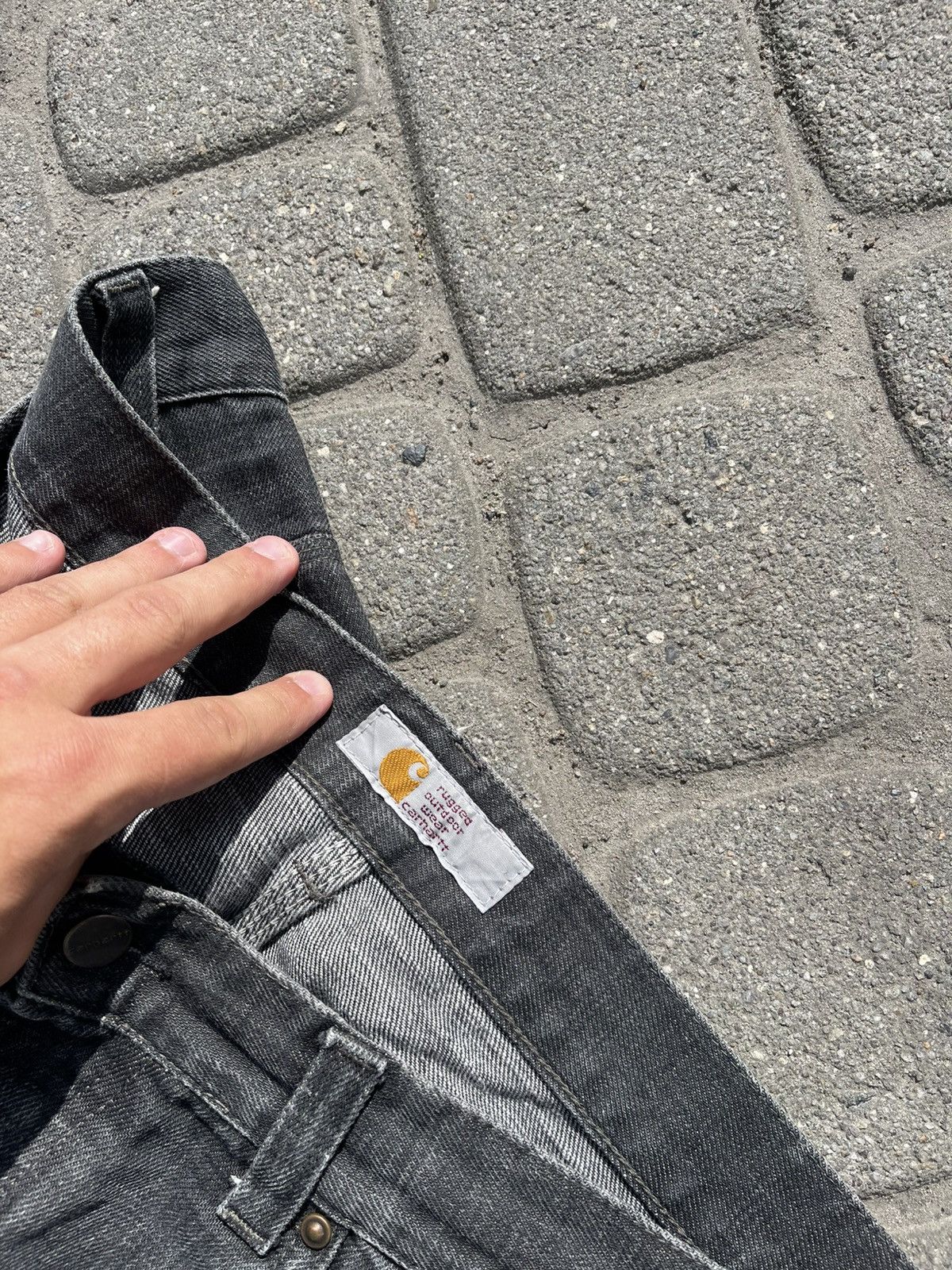 Carhartt VINTAGE FADED "CARHARTT" BAGGY JEANS 34:32 Size US 34 / EU 50 - 7 Thumbnail