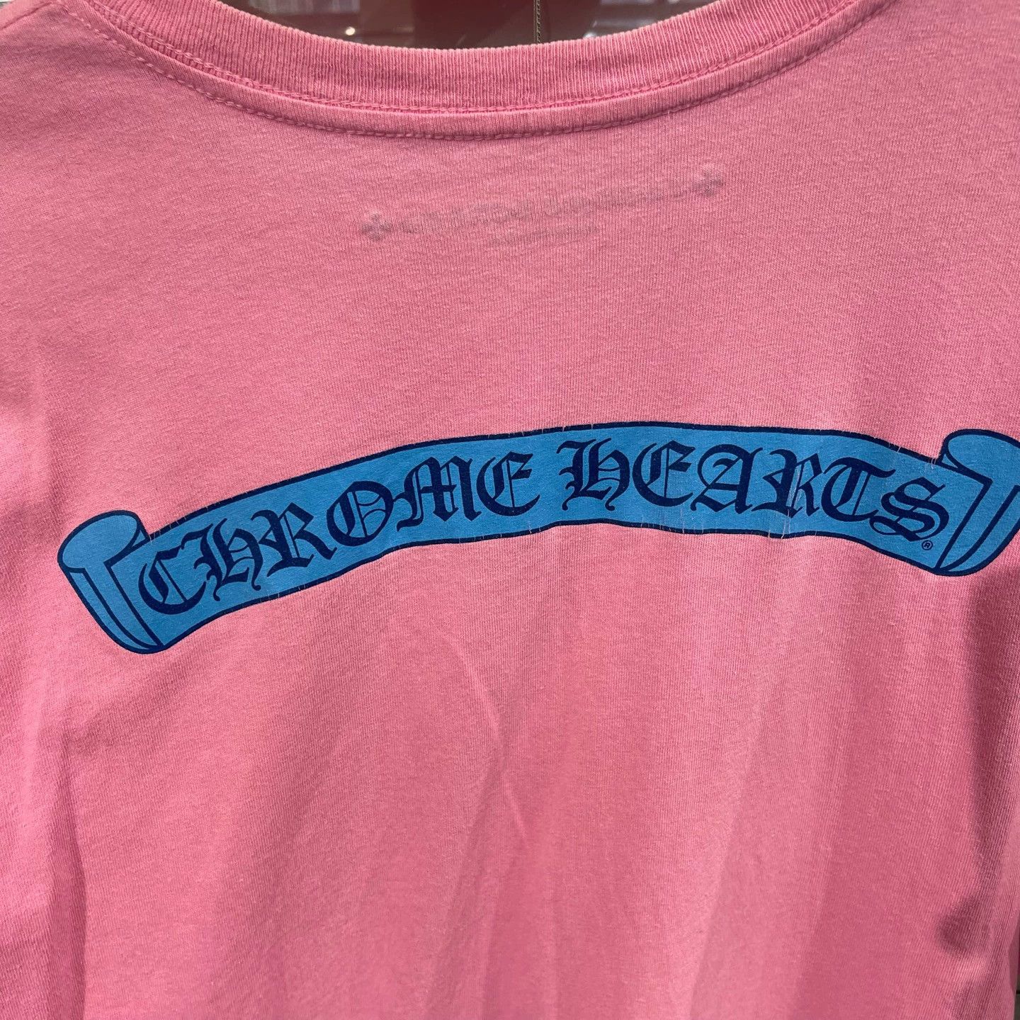 Chrome Hearts Chrome Hearts Pink Sanskrit Scroll Tee M 99 New Size US M / EU 48-50 / 2 - 5 Thumbnail