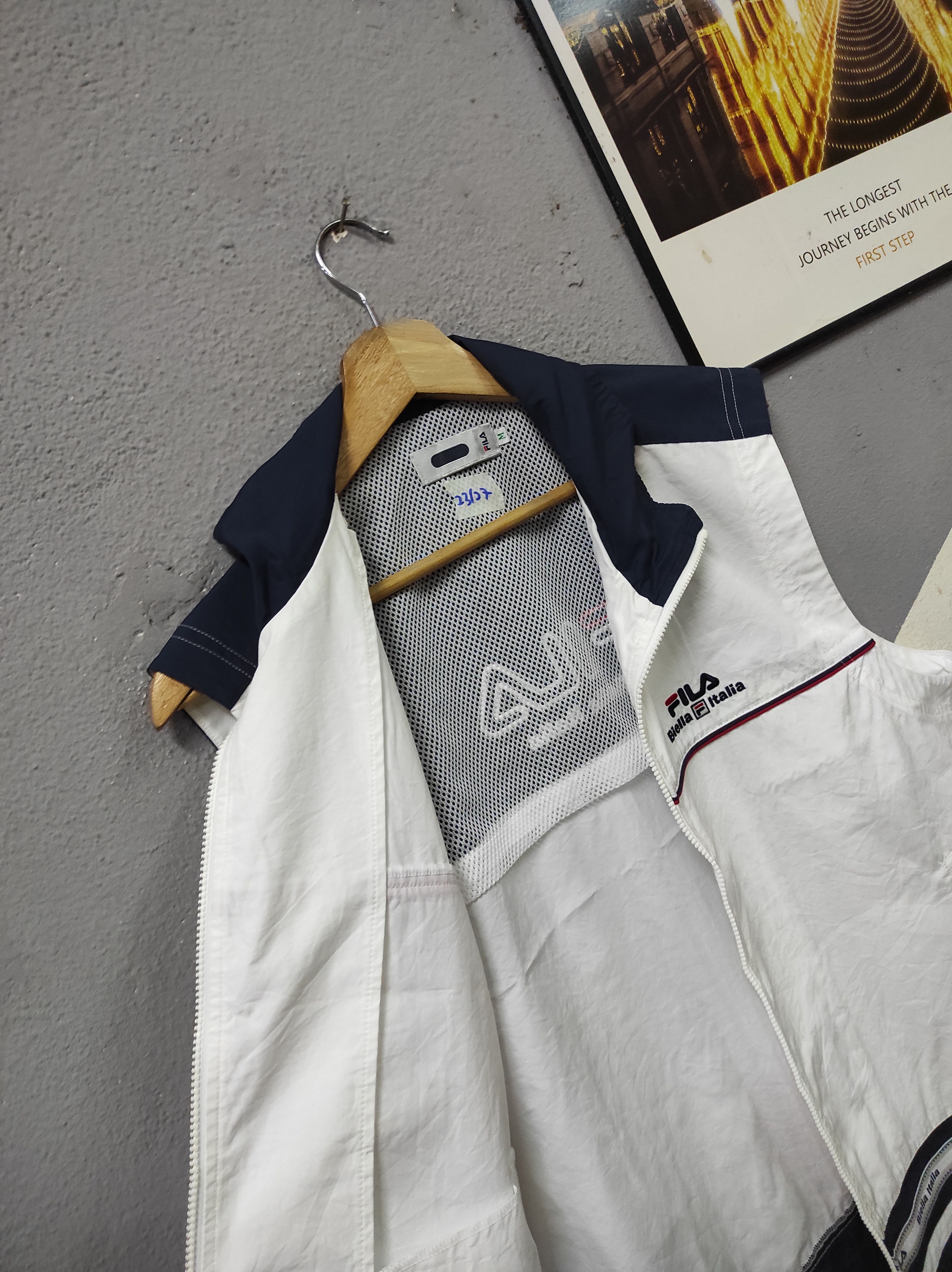 Fila × Japanese Brand FILA BIELLA ITALIA EMBROIDERY VEST JACKET SLEEVELESS Size US M / EU 48-50 / 2 - 3 Thumbnail
