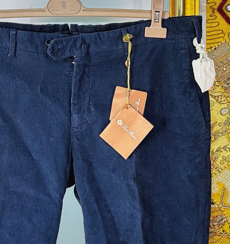 Loro Piana LORO PIANA Cotton grey casual trousers Size 54L - 2 Thumbnail