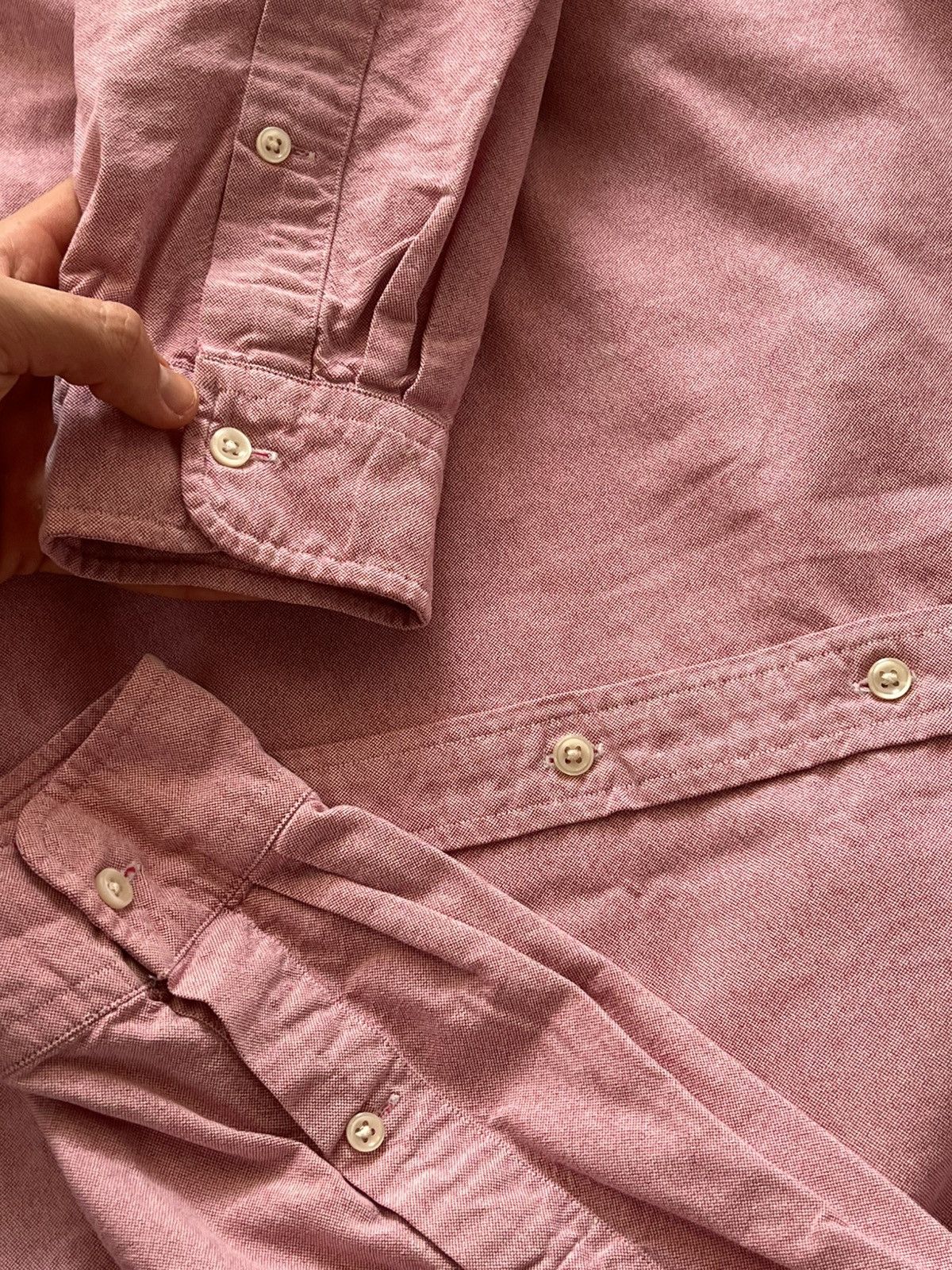 Polo Ralph Lauren × Ralph Lauren ‼️Polo Ralph Lauren RRL Coloured Logo Pink Luxury Shirt‼️ Size US L / EU 52-54 / 3 - 17 Thumbnail