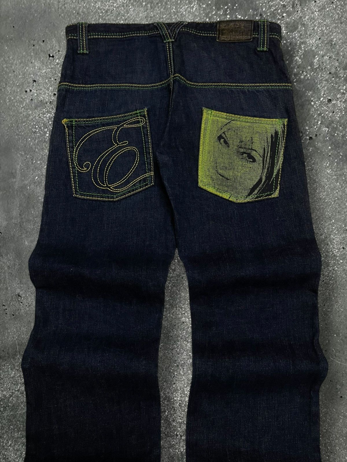 Hysteric Glamour Vintage 1990s Rare Japan Etbx Intermediate Cyberpunk Denim Size US 34 / EU 50 - 5 Thumbnail