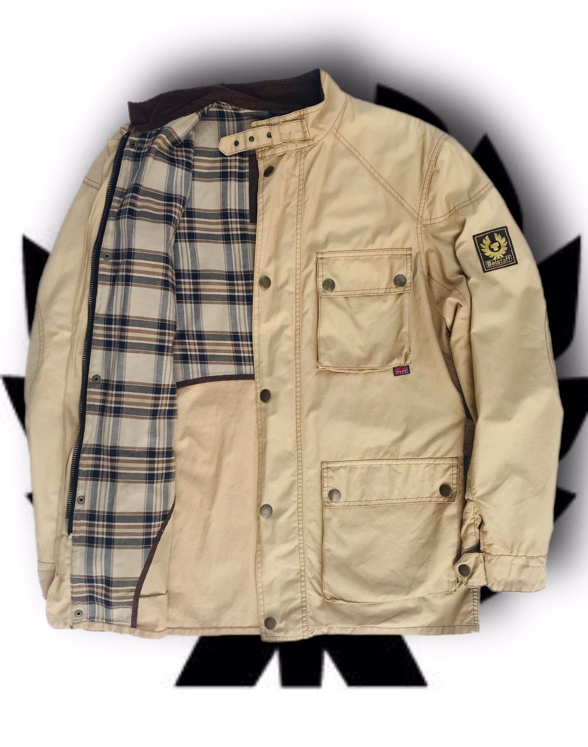 Barbour Belstaff Gold Rider Light Jacket Motorcycle Roadmaster Size US M / EU 48-50 / 2 - 4 Thumbnail