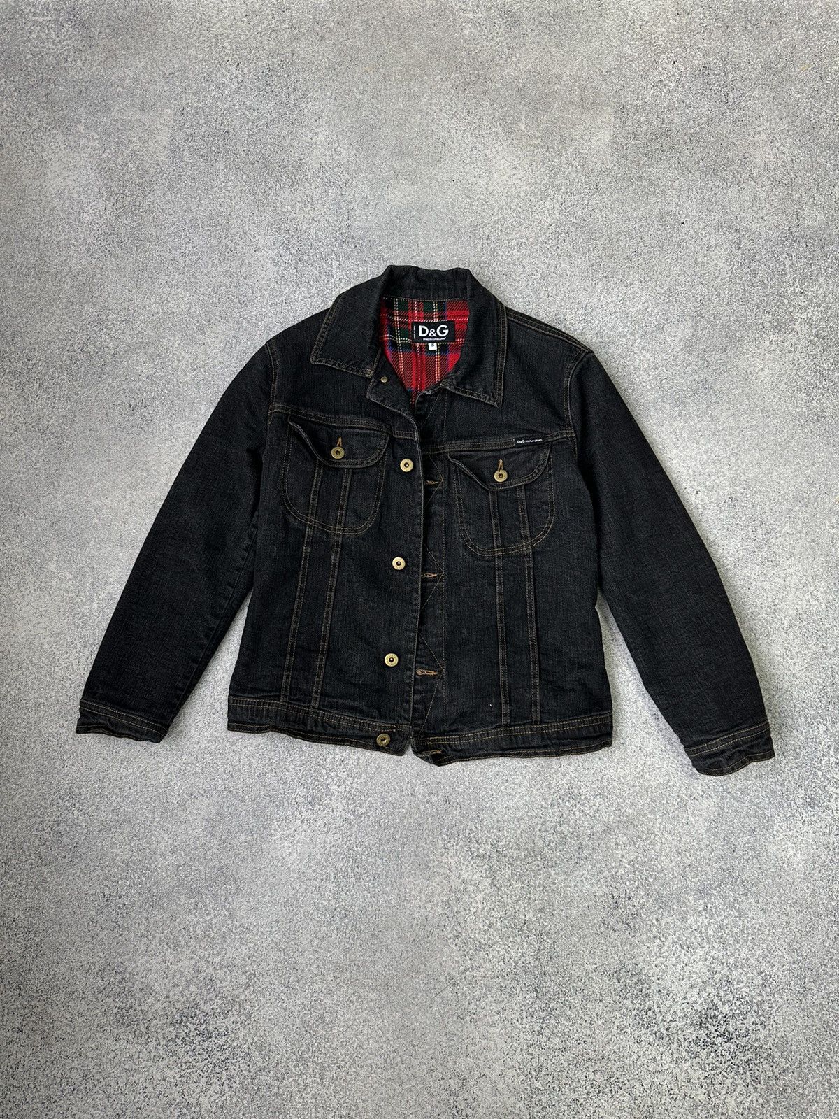 Dolce & Gabbana × Vintage Vintage Dolce&Gabbana HandPrinted Woman Denim Jacket Size S / US 4 / IT 40 - 5 Thumbnail