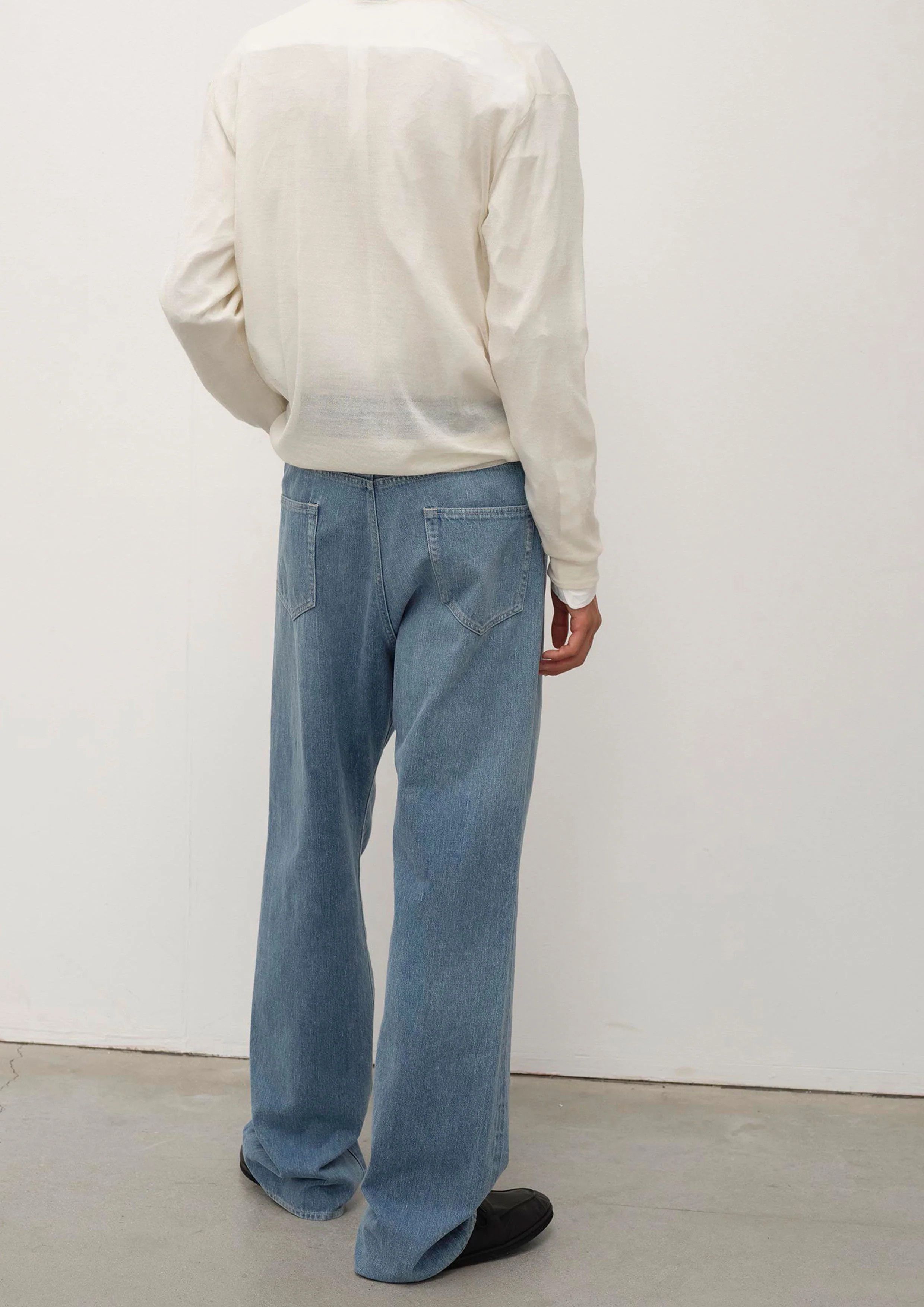 Auralee auralee SS24 Selvedge Faded Light Denim Pants Size US 32 / EU 48 - 2 Thumbnail