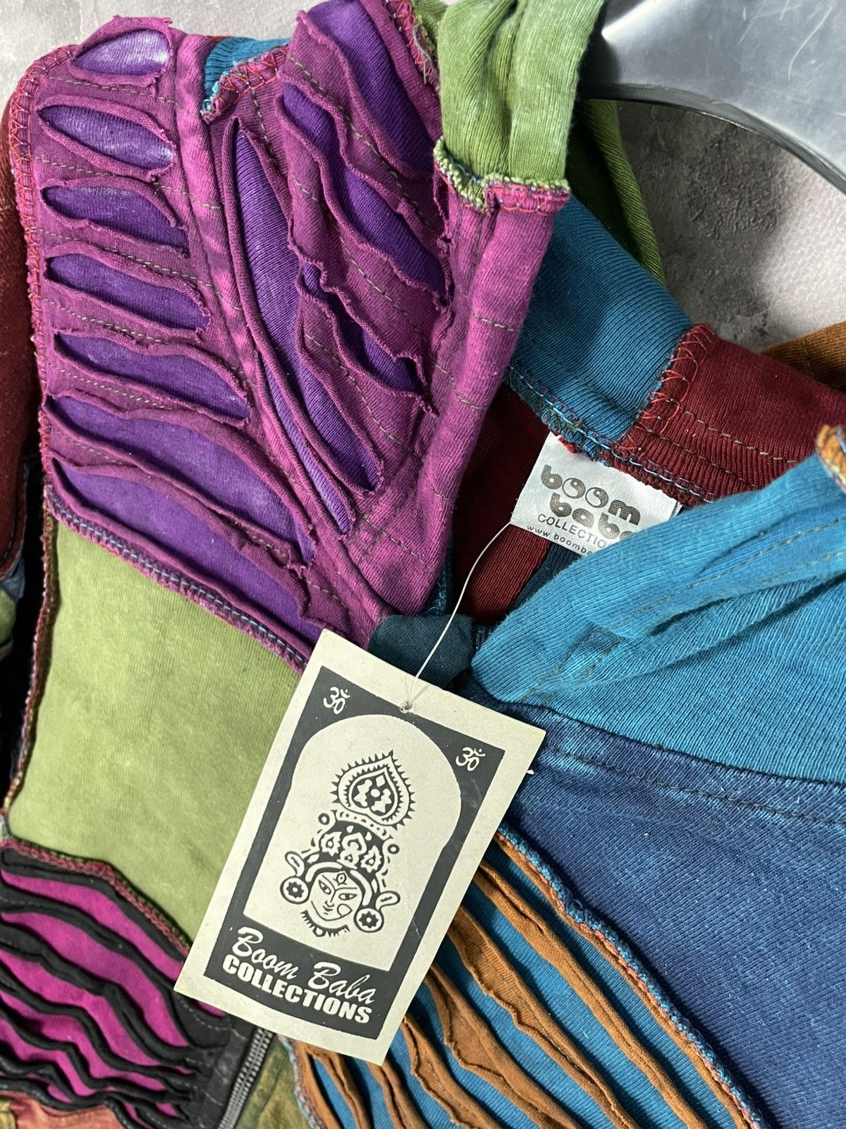 Japanese Brand Y2K Nepal Fantasy Zip Up Hoodie Patchwork vintage 90s native Size M / US 6-8 / IT 42-44 - 10 Thumbnail
