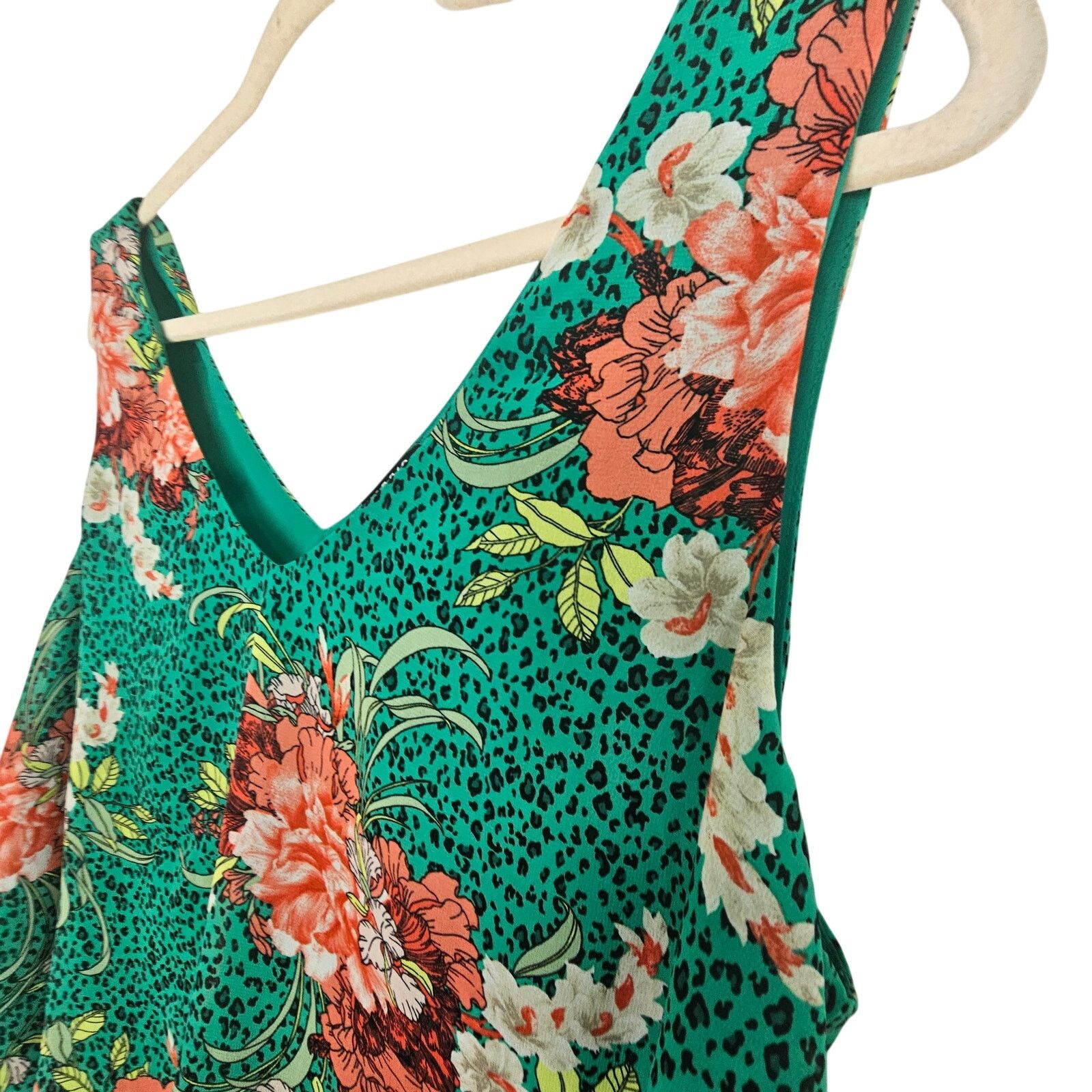 Torrid Torrid Floral Leopard Print Tank Plus Sz 00X Double Layered Size XXS / US 00 / IT 34 - 5 Thumbnail