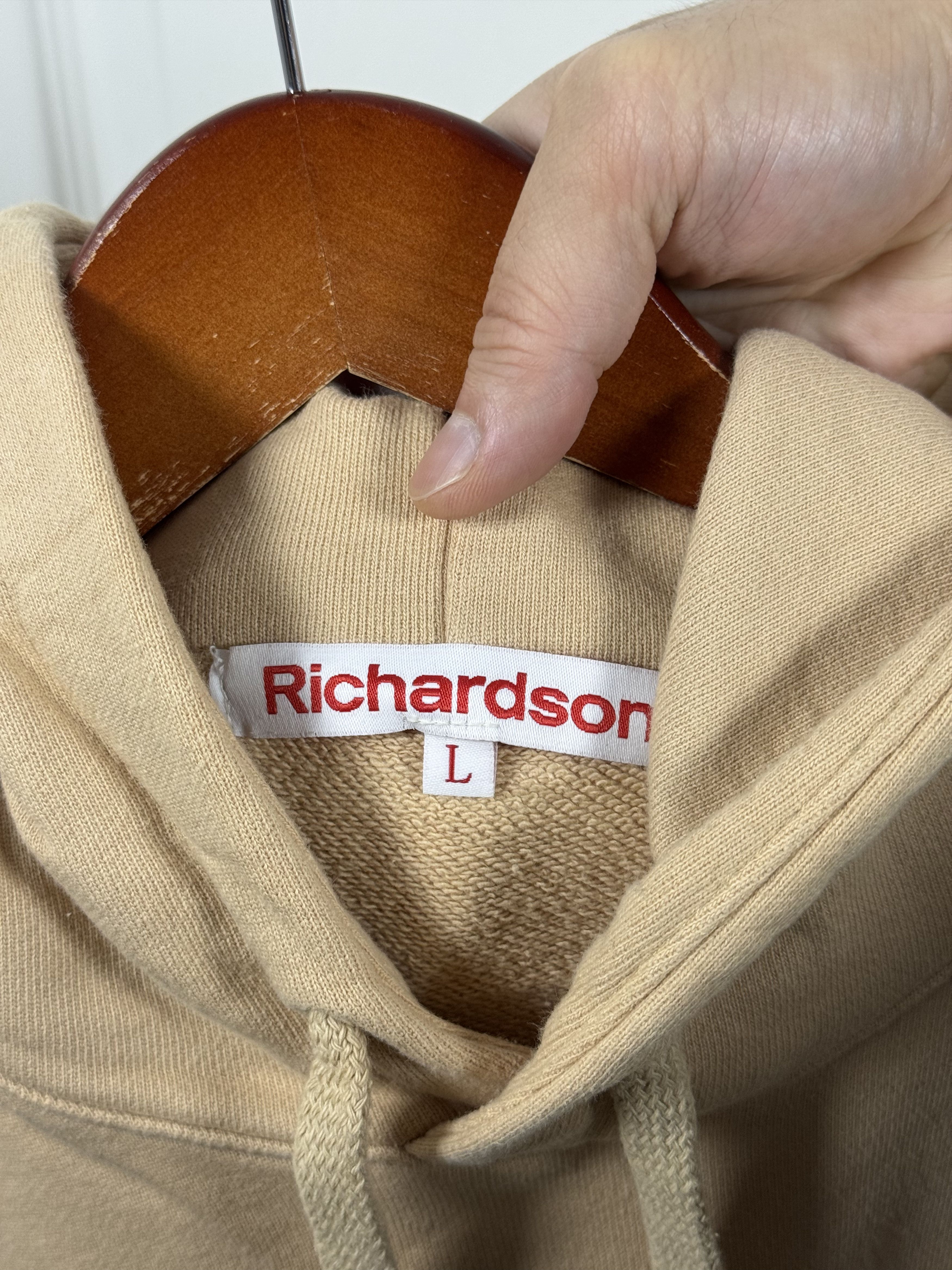 Richardson Richardson Hardware R Glyph Hoodie Large Beige Size US L / EU 52-54 / 3 - 5 Thumbnail