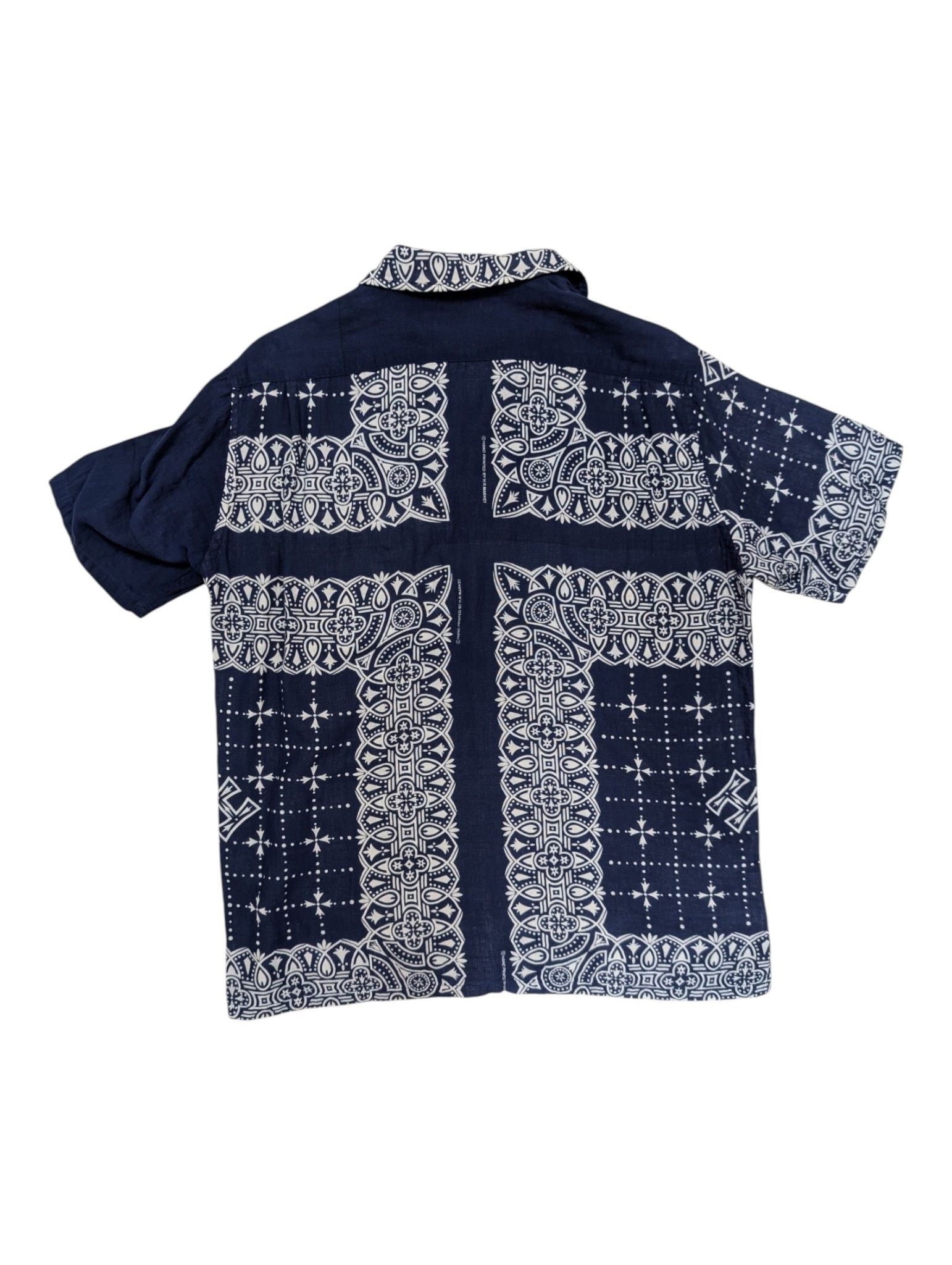 HOLLYWOOD RANCH MARKET Hollywood Ranch Market Blue Bandana Print Shirt Size US L / EU 52-54 / 3 - 2 Thumbnail