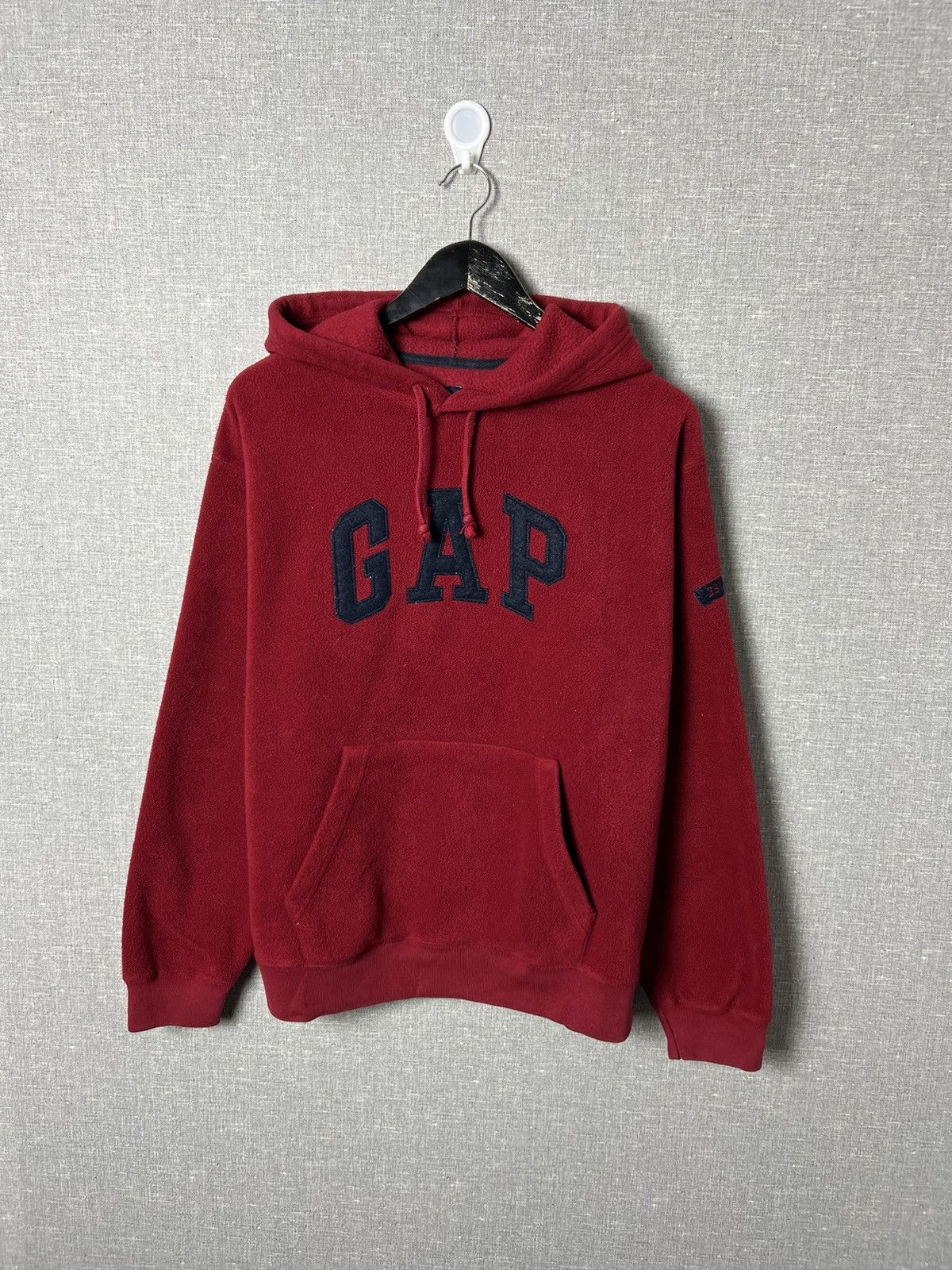 Gap Vintage Gap Pullover Fleece Red Oversized Hoodie Size US M / EU 48-50 / 2 - 4 Thumbnail