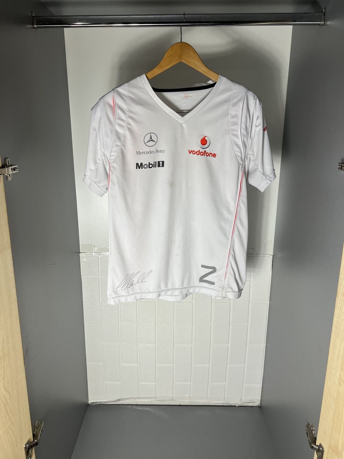 NASCAR VINTAGE MERCEDES BENZ MCLAREN RACING RETRO T-SHIRT Y2K 90s Size US M / EU 48-50 / 2 - 1 Thumbnail