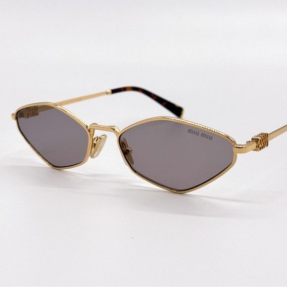 Miu Miu NEW MIU MIU MU56ZS 5AK20I WOMEN MIU MIU ROMB SUNGLASSES MU 5 Size ONE SIZE - 5 Thumbnail