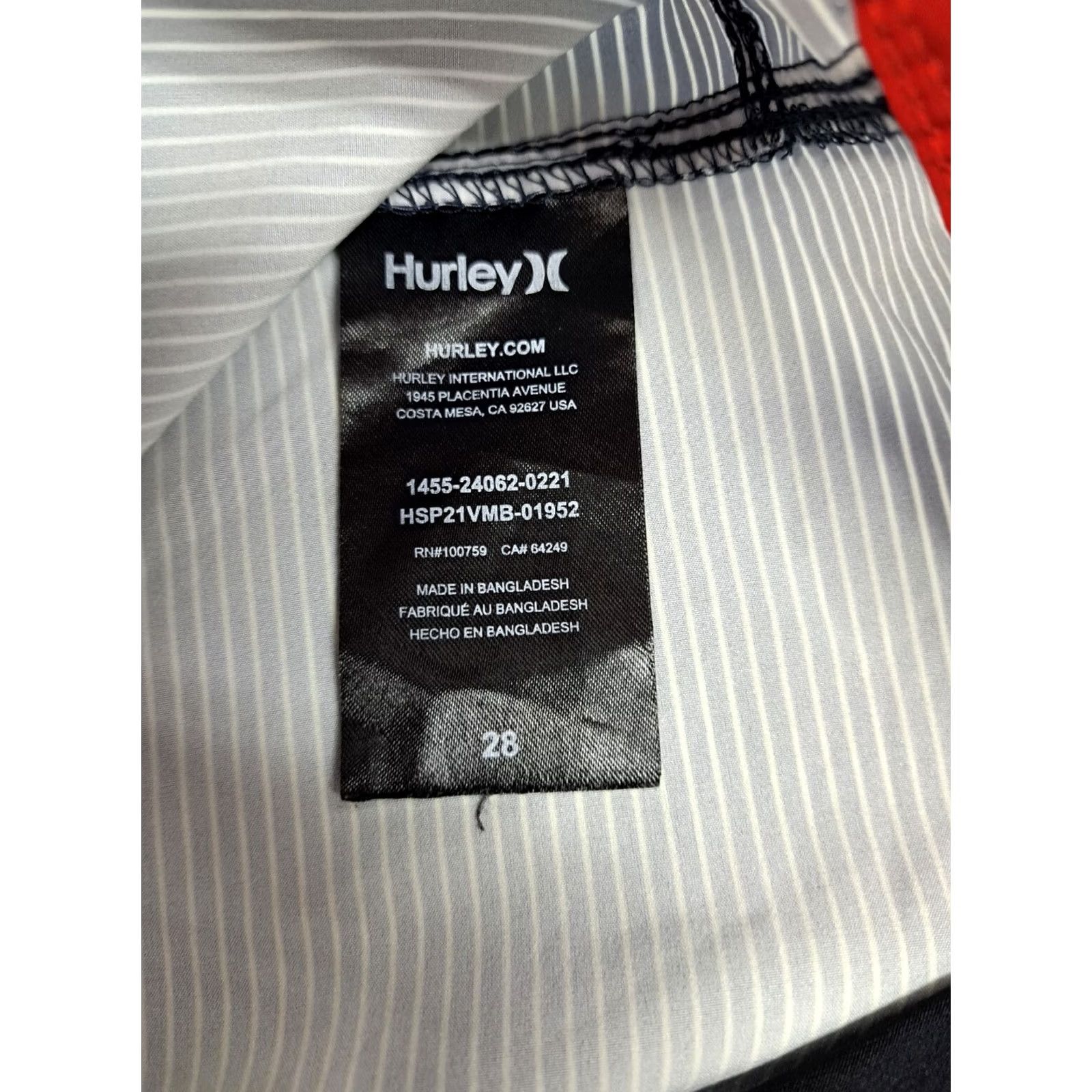 Hurley Hurley Board Shorts Mens Size 28 Surf Red,White,Blue Stars #4291 Size US 28 / EU 44 - 8 Thumbnail