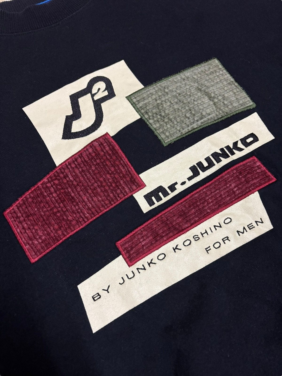 Japanese Brand × Michiko Koshino London × Mr. Junko Vtg 90s J2 Mr. Junko Koshino Embroidered Sweatshirt Size US M / EU 48-50 / 2 - 6 Thumbnail