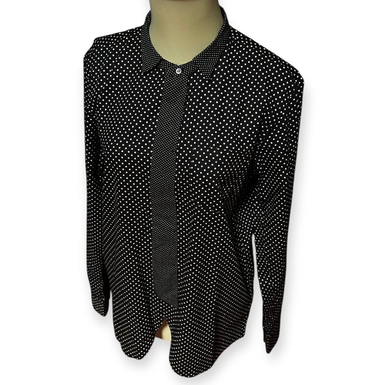 Frapbois Frapbois by Issey Miyake Polkadot Shirt Size XS / US 0-2 / IT 36-38 - 3 Thumbnail