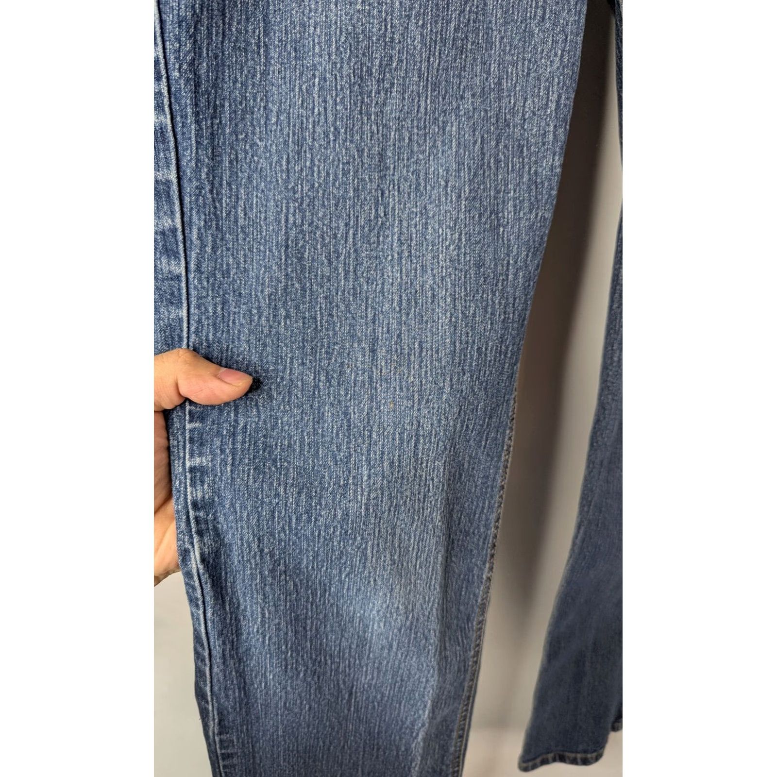 Fubu VINTAGE FUBU Jeans Women Blue 11/12 Size 11/12 5-Pocket Straight Low Rise Denim Cotton Polyester Spandex Jeans Women Size 32" / US 10 / IT 46 - 5 Thumbnail