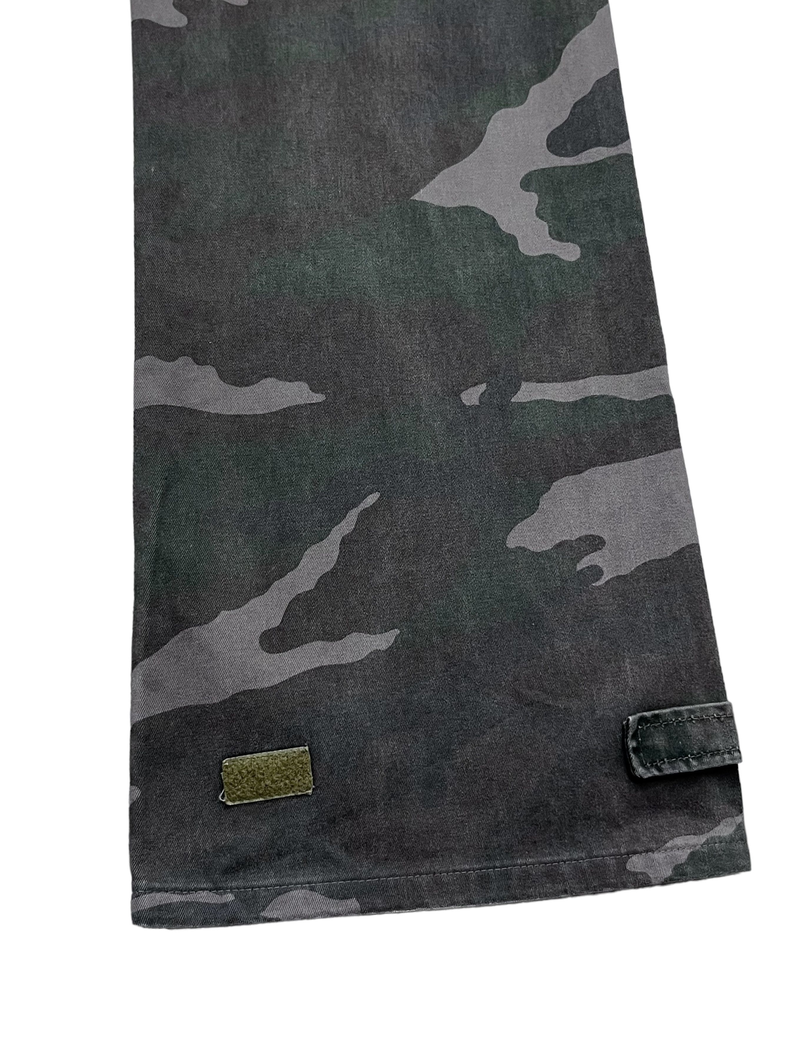 Joseph Vintage JOSEPH France Camouflage Wide Leg Fatigue Pants Size US 30 / EU 46 - 5 Thumbnail