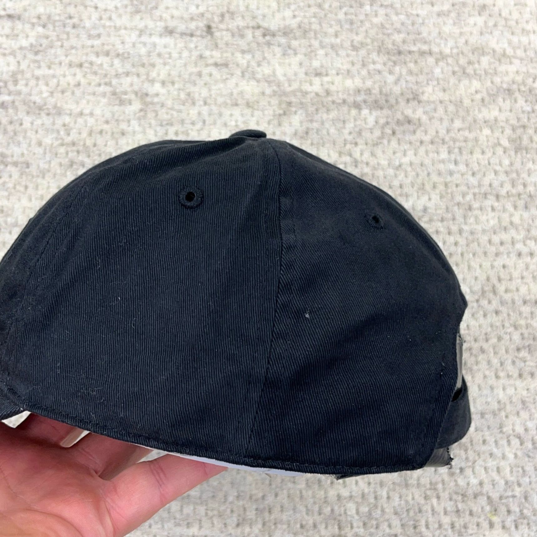 Adidas Adidas Hat Cap Strap Back Black Gray Spell Out Dad Clima Llite Dad Basic Mens Size ONE SIZE - 5 Thumbnail