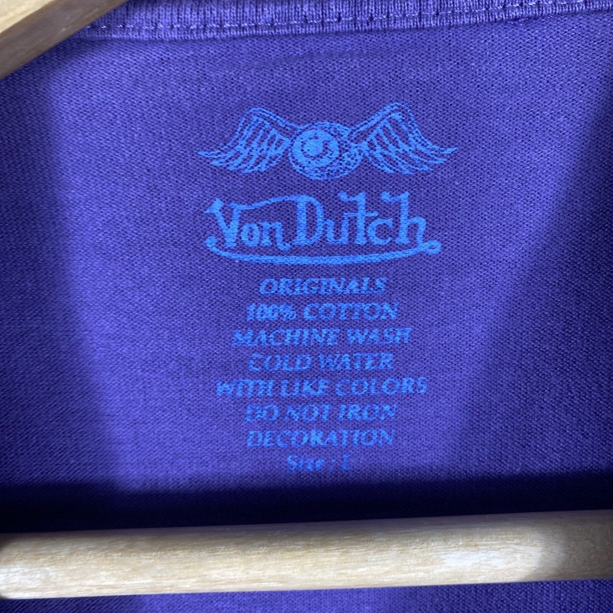 Von Dutch Vintage 00's VON DUTCH Racing Style Graphic Tee Shirt Large Size US L / EU 52-54 / 3 - 6 Thumbnail