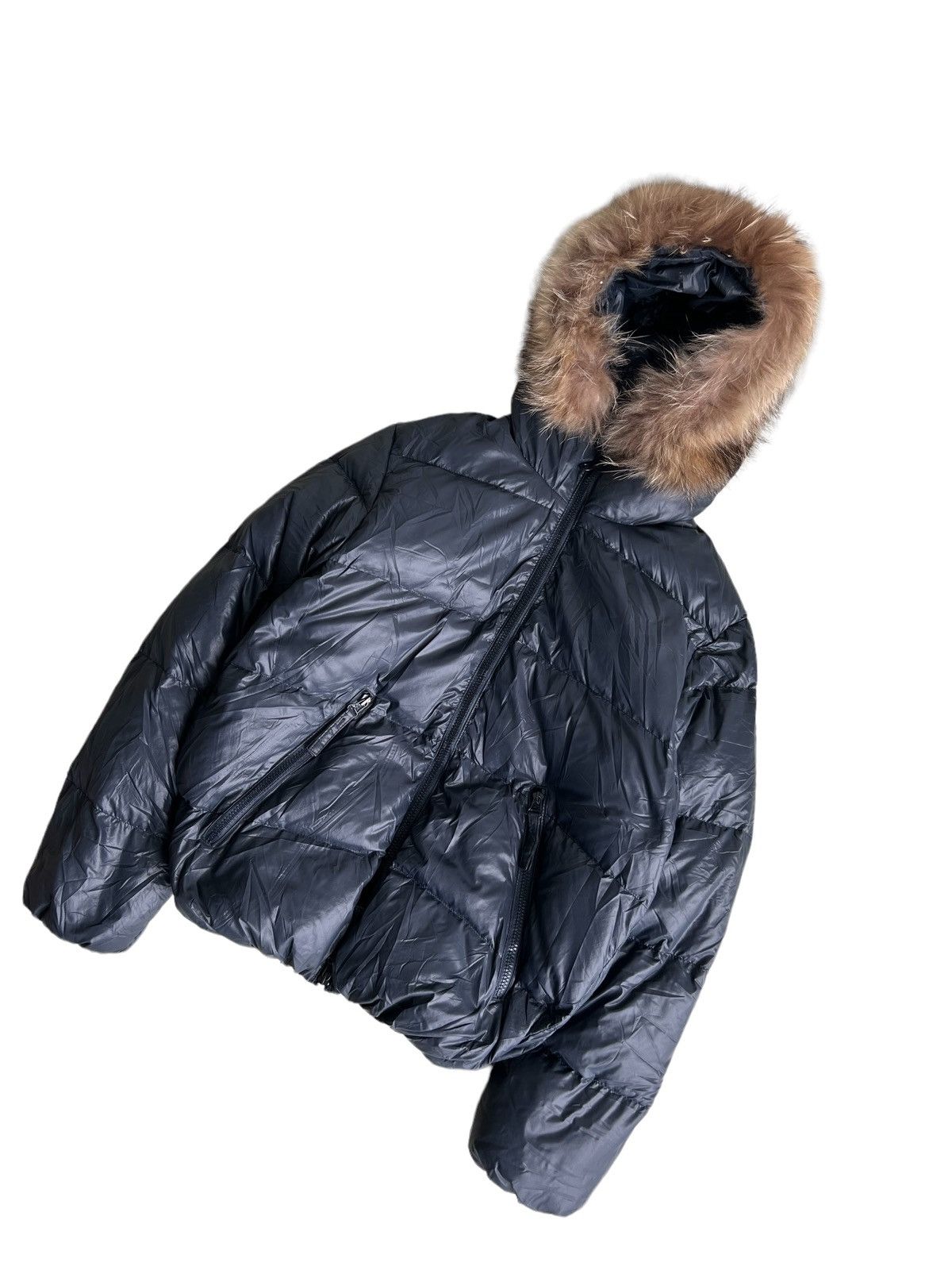 Duvetica Duvetica Racoon Fur Hoodie Detachable Band Goose Down Jacket Size US S / EU 44-46 / 1 - 2 Thumbnail