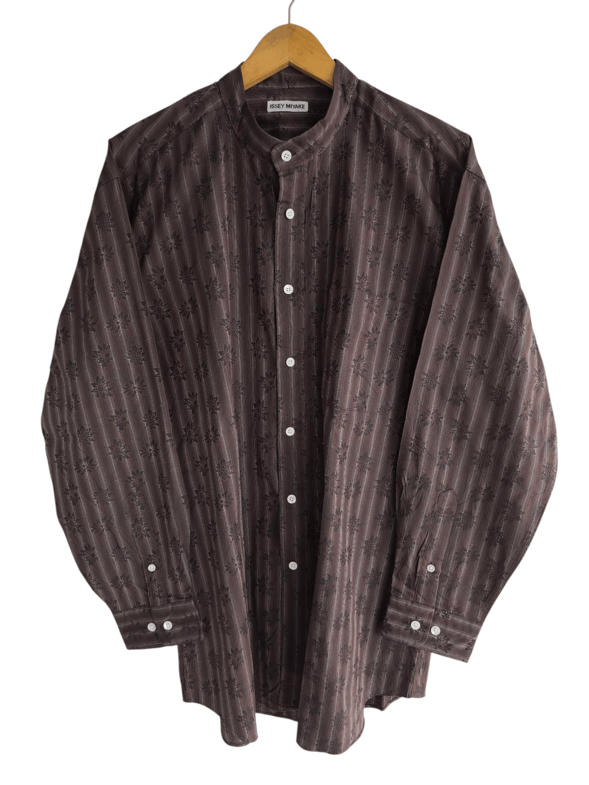 Designer × Issey Miyake × Japanese Brand Issey Miyake mandarin collar shirt Size US XL / EU 56 / 4 - 1 Thumbnail