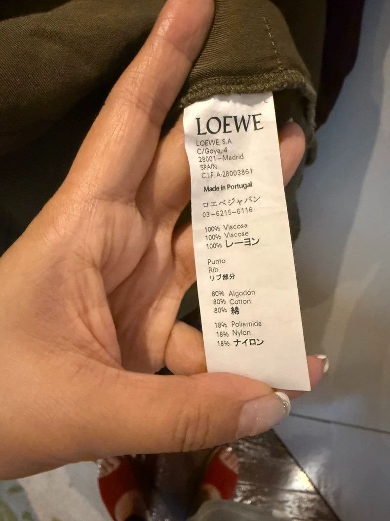 Loewe LOEWE Brown and green cotton hoodie with big Logo Size L / US 10 / IT 46 - 5 Thumbnail